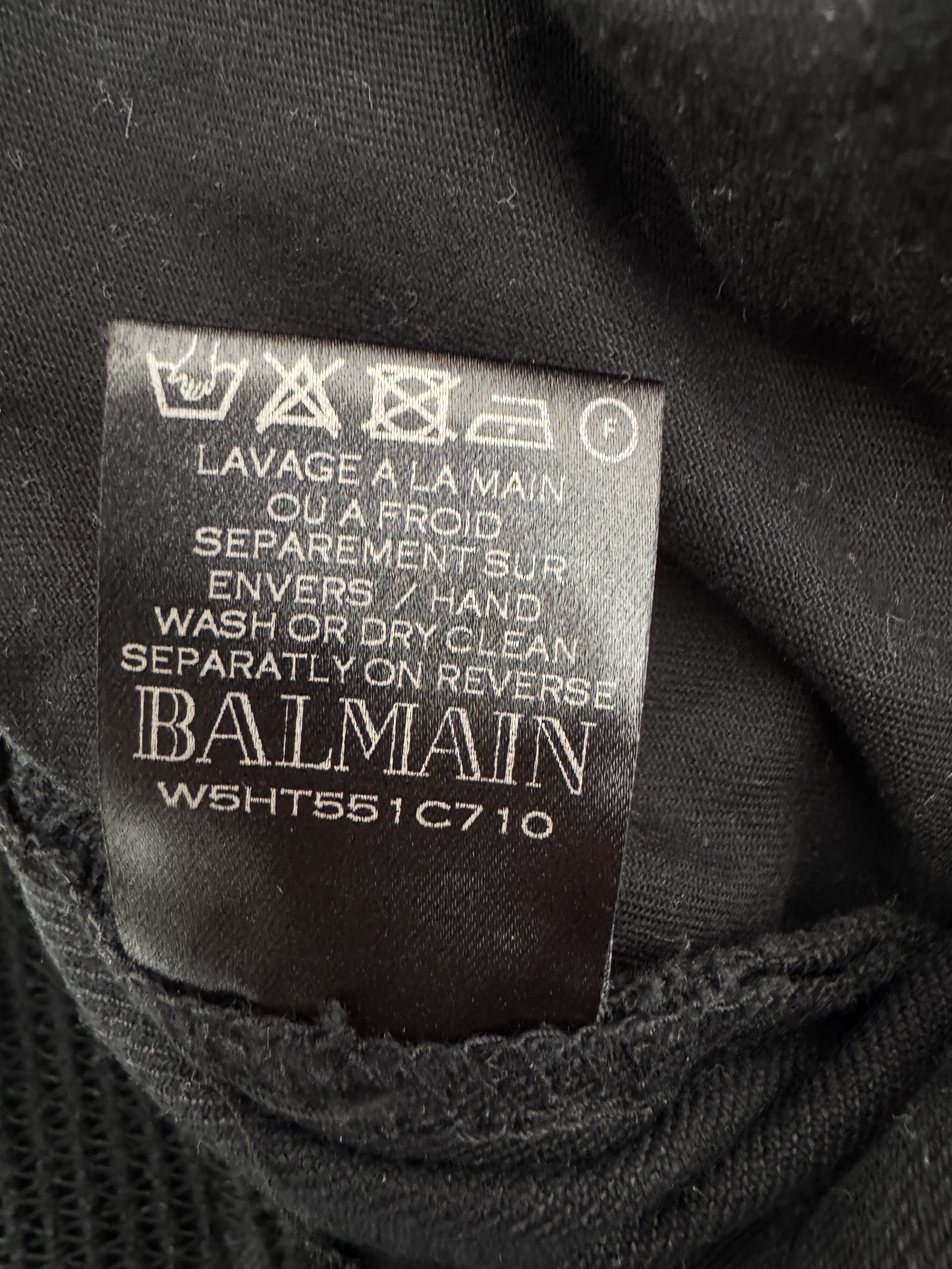 Balmain 2011 Christophe Decarnin denim biker Size US 31 - 8 Thumbnail