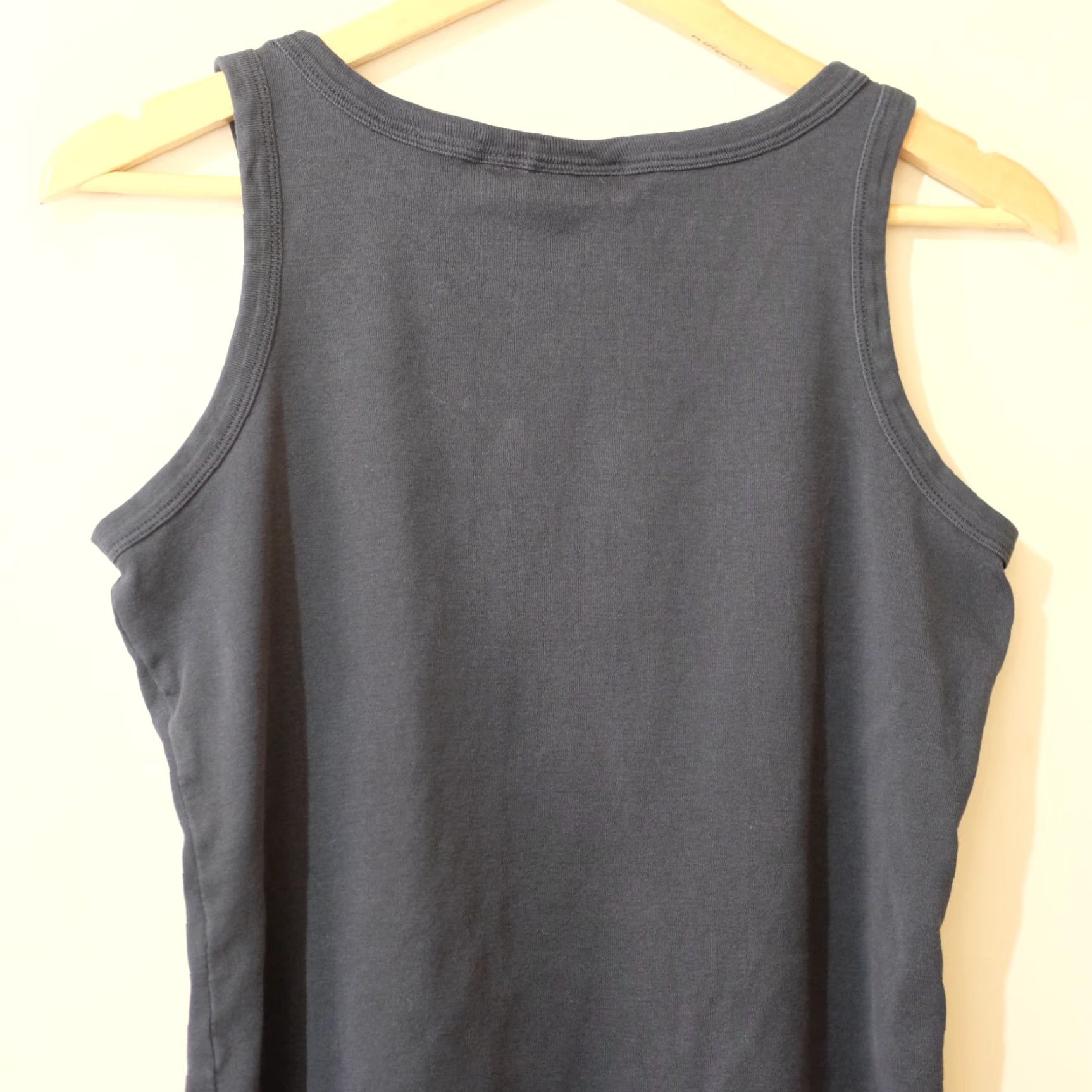 Vintage VINTAGE St Johns Bay Ribbed Tank Top Scoop Neck Stretch Black Women's S #H2-50 Size S / US 4 / IT 40 - 5 Thumbnail