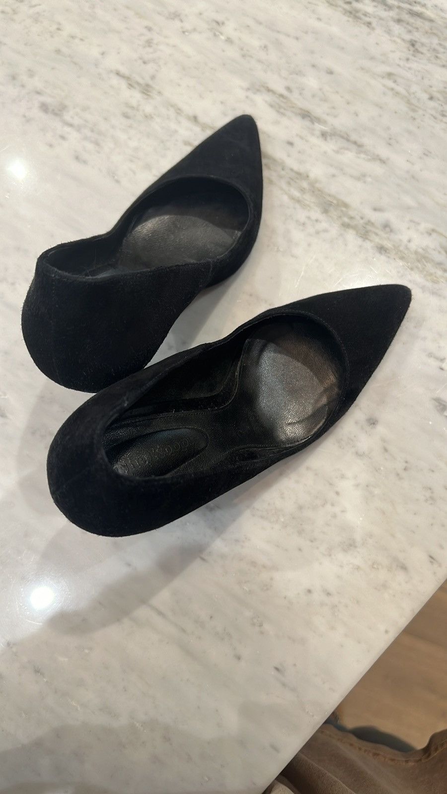 The Kooples Sued Black classic pumps Size US 6.5 / IT 36.5 - 4 Thumbnail