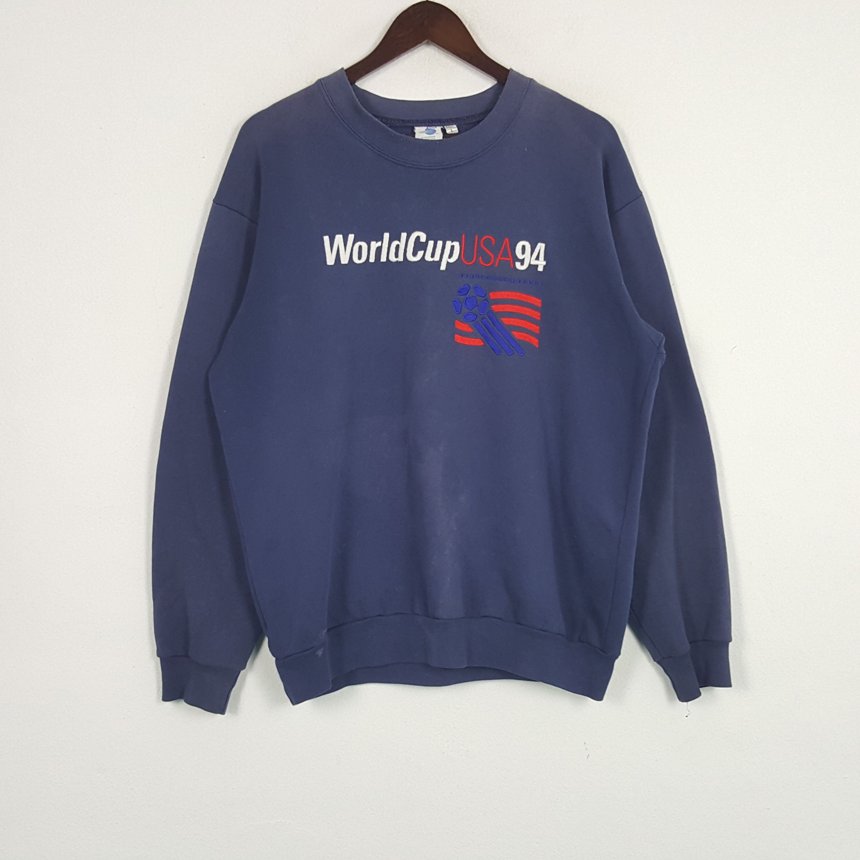 USA Olympics × Vintage Vintage Worldcup USA 94 Embroidery Sweatshirt Size US L / EU 52-54 / 3 - 1 Thumbnail