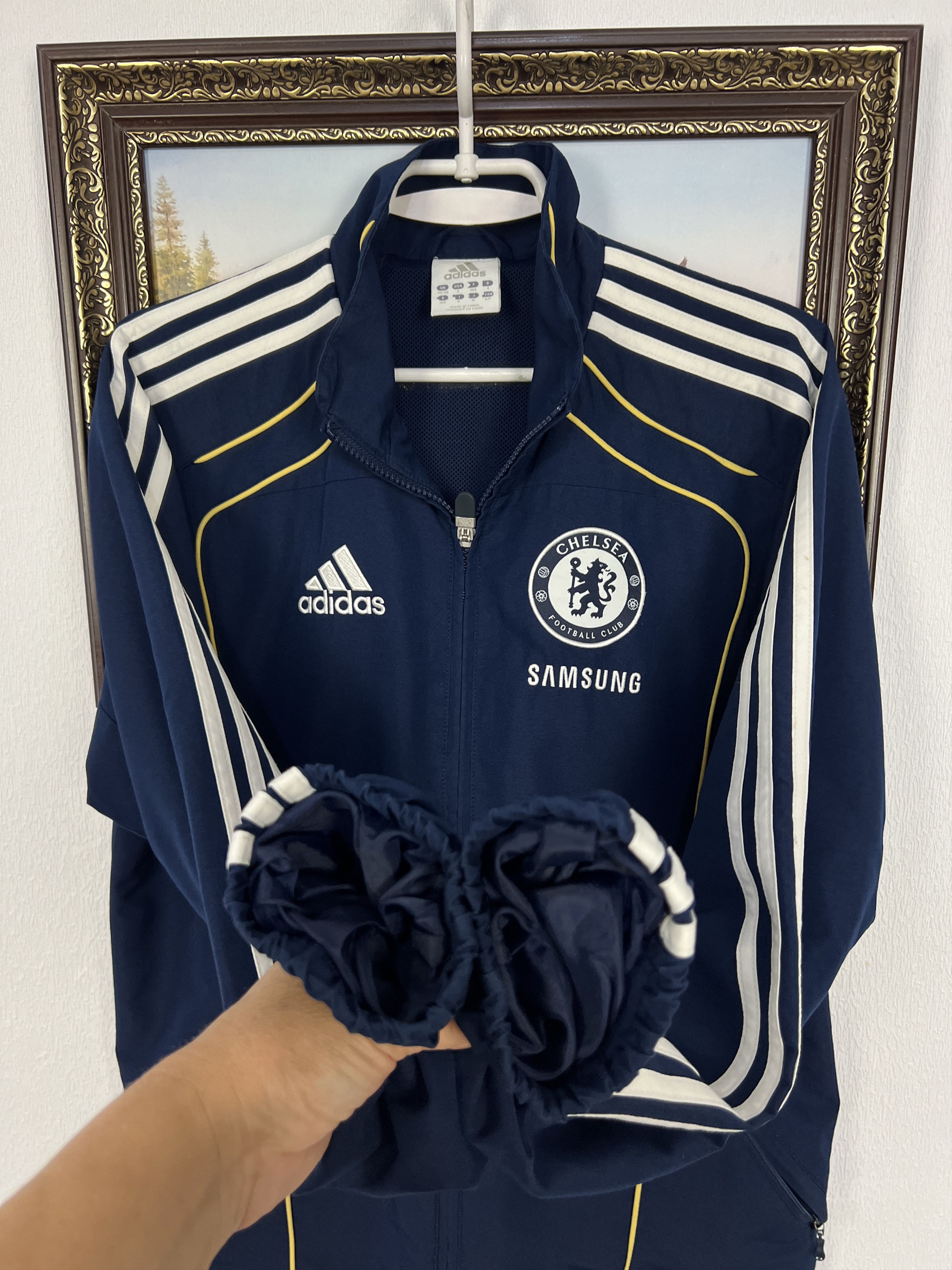 Adidas Vintage Adidas Chelsea Football Blue Jacket Soccer Size US S / EU 44-46 / 1 - 6 Thumbnail