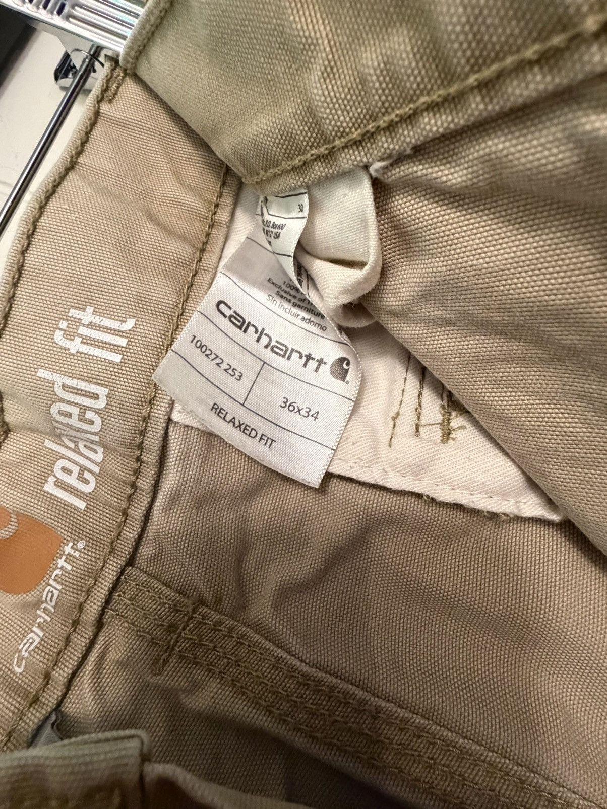Carhartt Carhartt relaxed fit tan cargo pants Size US 36 / EU 52 - 5 Thumbnail