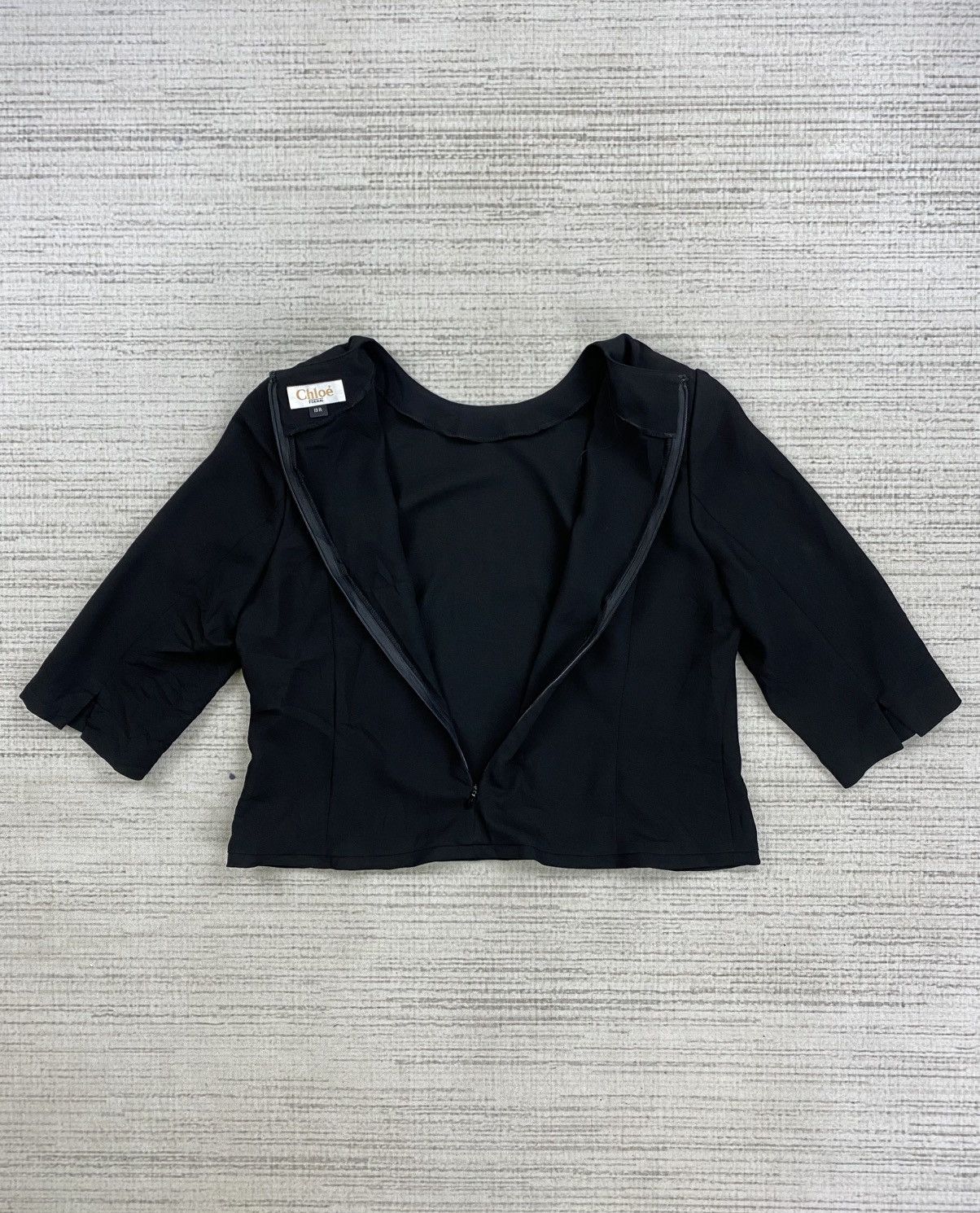 Chloe × Vintage Vintage Chloe Cropped Blouse Size M / US 6-8 / IT 42-44 - 5 Thumbnail
