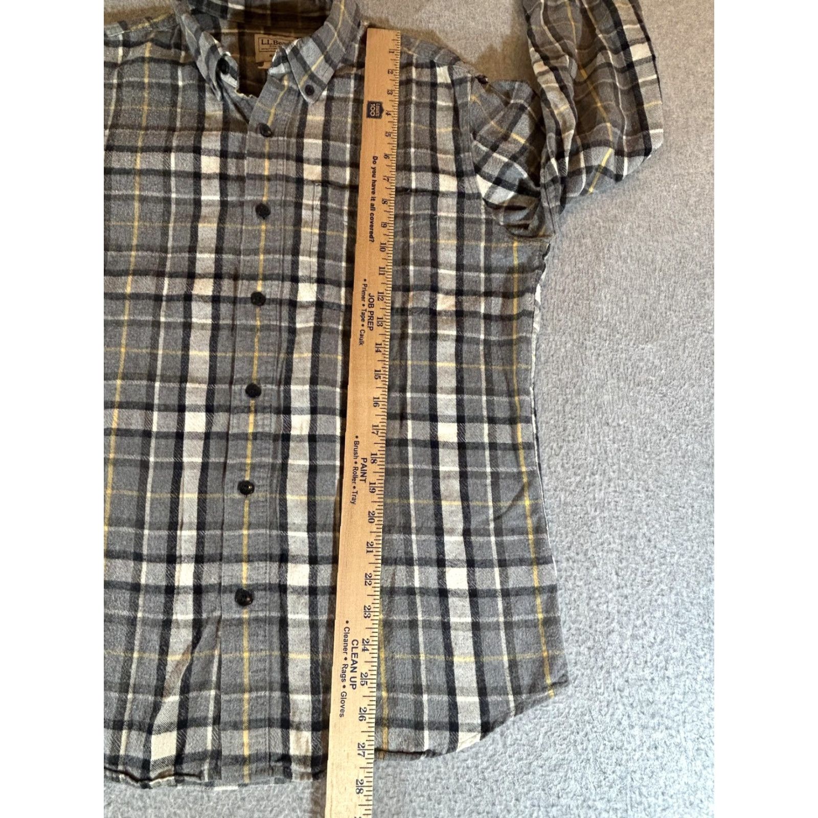 Vintage VINTAGE LL Bean Flannel Shirt Men Large Gray Plaid Long Sleeve Slim Fit Outdoor Workwear Size US L / EU 52-54 / 3 - 5 Thumbnail
