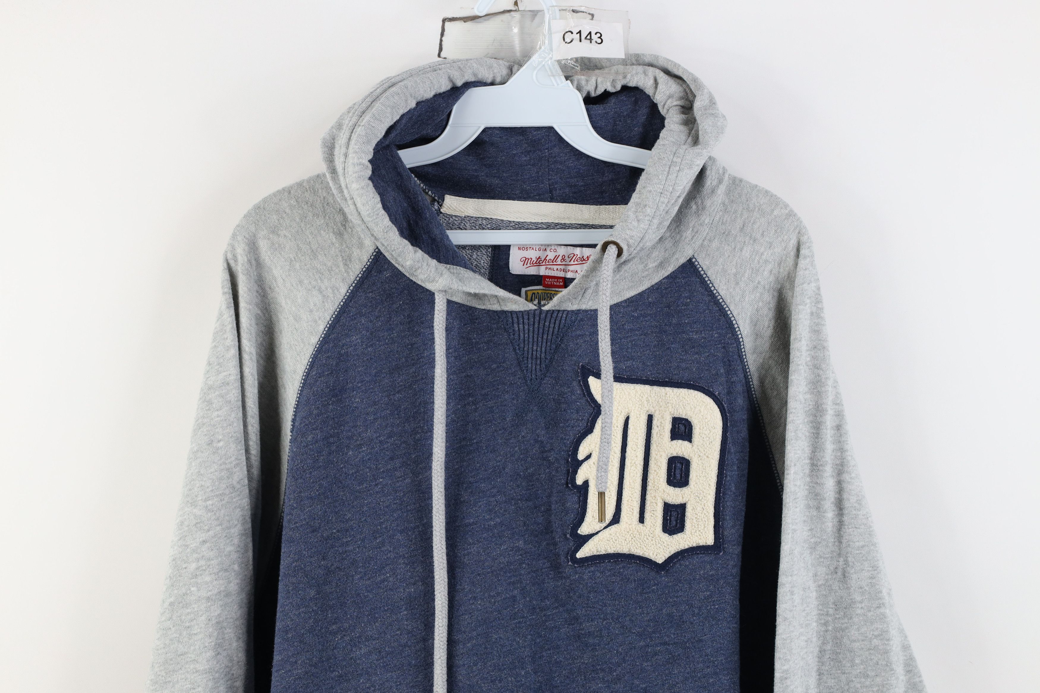 Mitchell & Ness Mitchell & Ness Cooperstown D Patch Detroit Tigers Hoodie Size US XXL / EU 58 / 5 - 2 Thumbnail