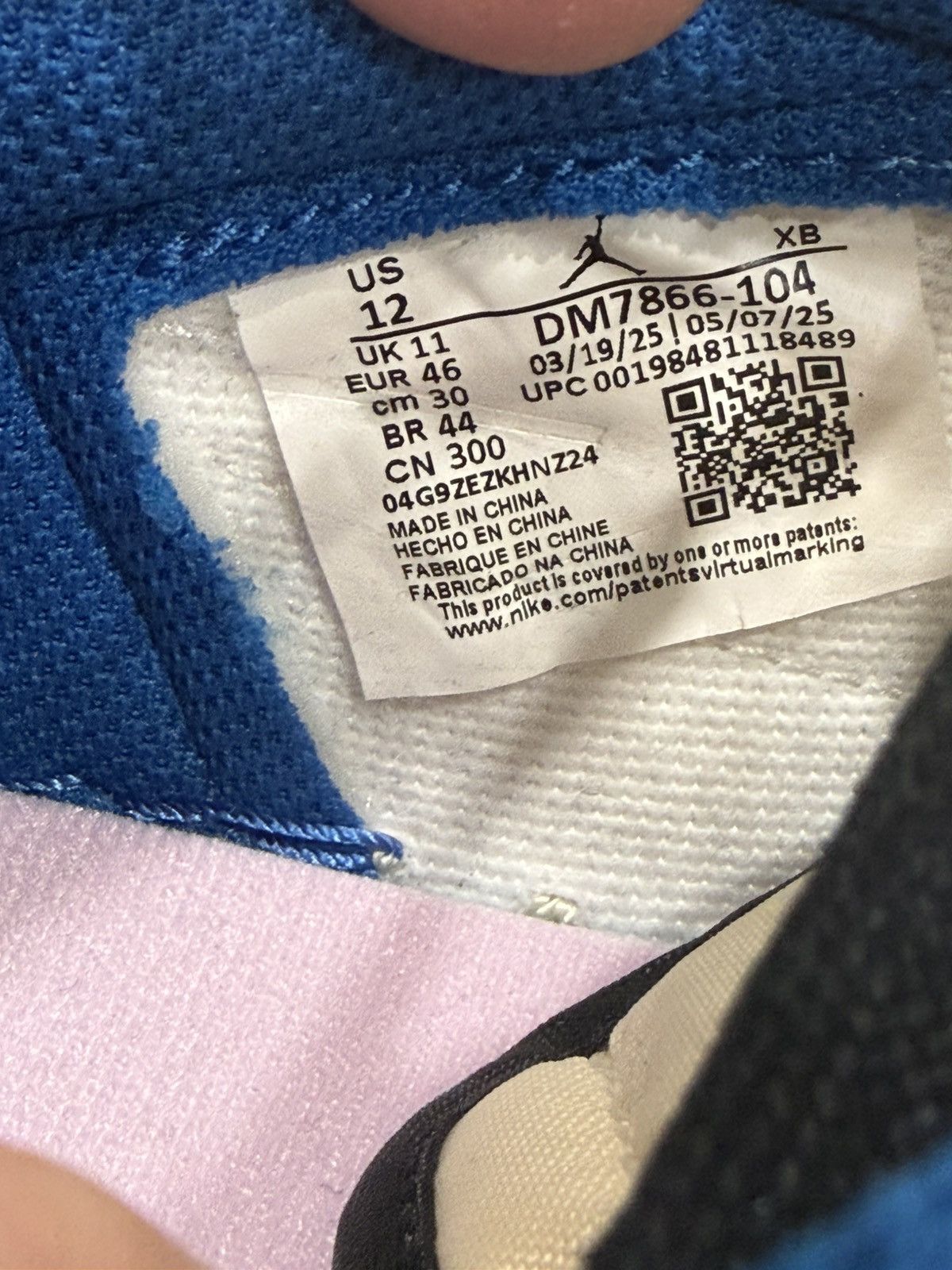 Fragment Design × Jordan Brand × Travis Scott Fragment Travis Scott Jordan 1 Retro Low Sail Black Blue 12 Size US 12 / EU 45 - 11 Thumbnail