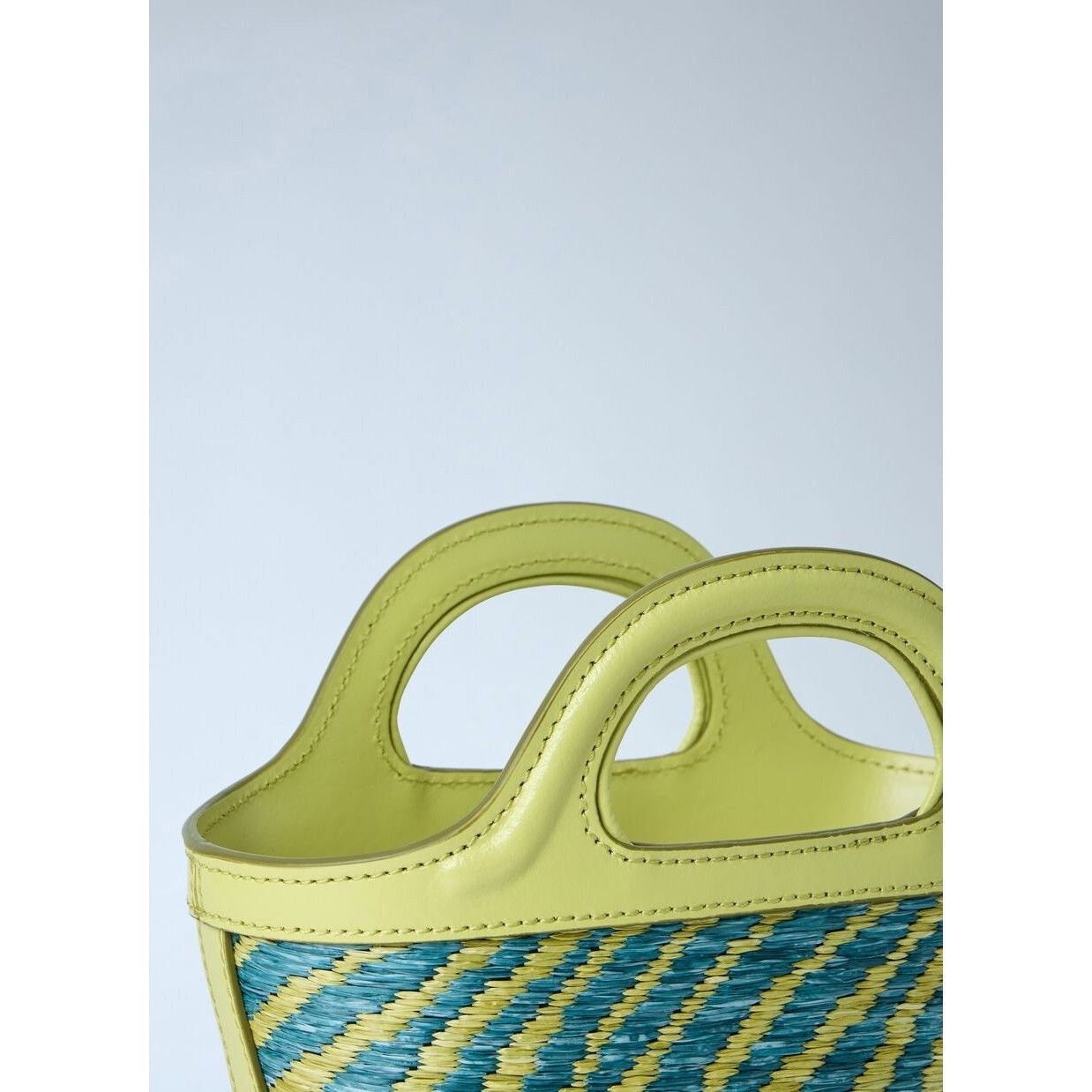 Marni MARNI Tropicalia Micro Yellow Top Handle Bag New Size ONE SIZE - 3 Thumbnail