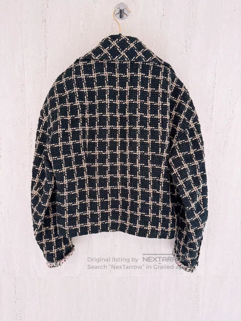 Chanel Chanel 21S Spring and Summer Fashion Plaid Tweed Jacket Size XXS / US 00 / IT 34 - 2 Thumbnail