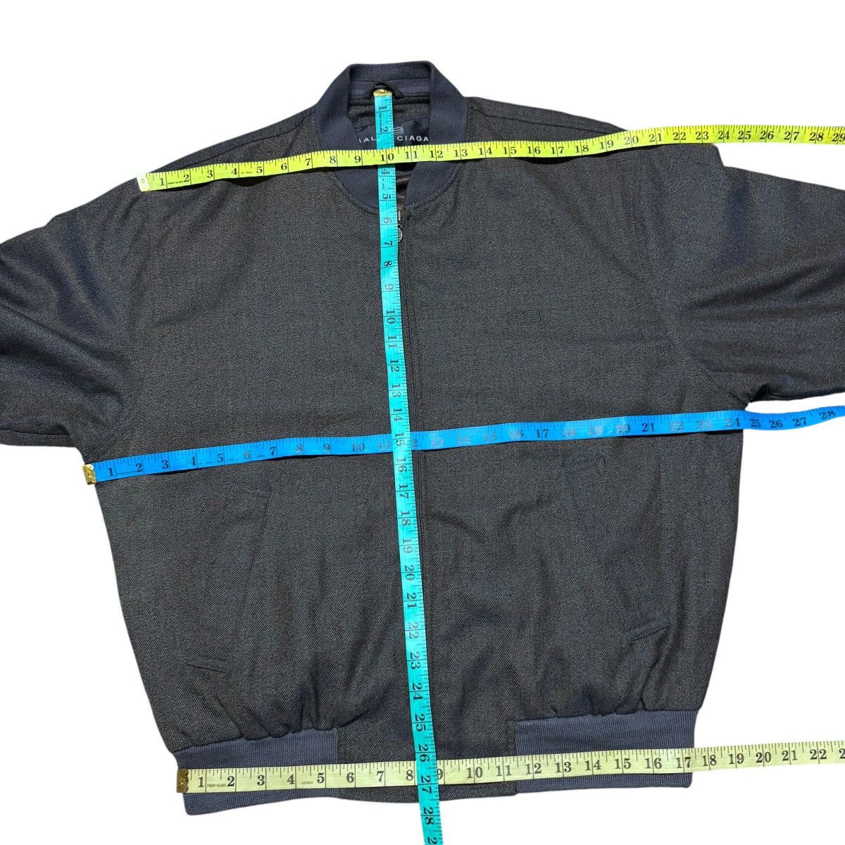 Balenciaga Vintage Balenciaga Paris Bomber Jacket Size US XL / EU 56 / 4 - 18 Thumbnail