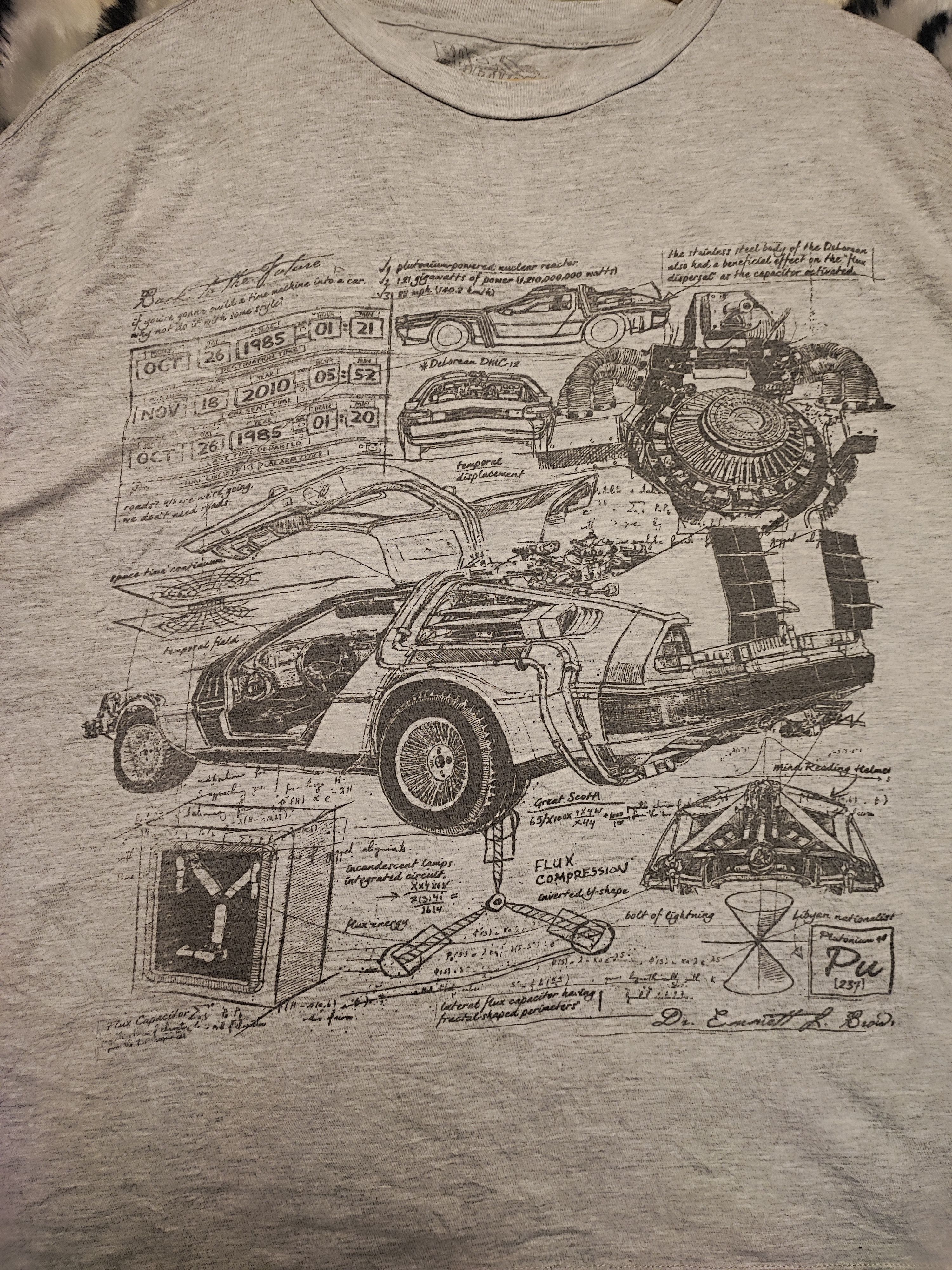Other Back To The Future Cyber Car Retro Style T-Shirt Size US L / EU 52-54 / 3 - 5 Thumbnail