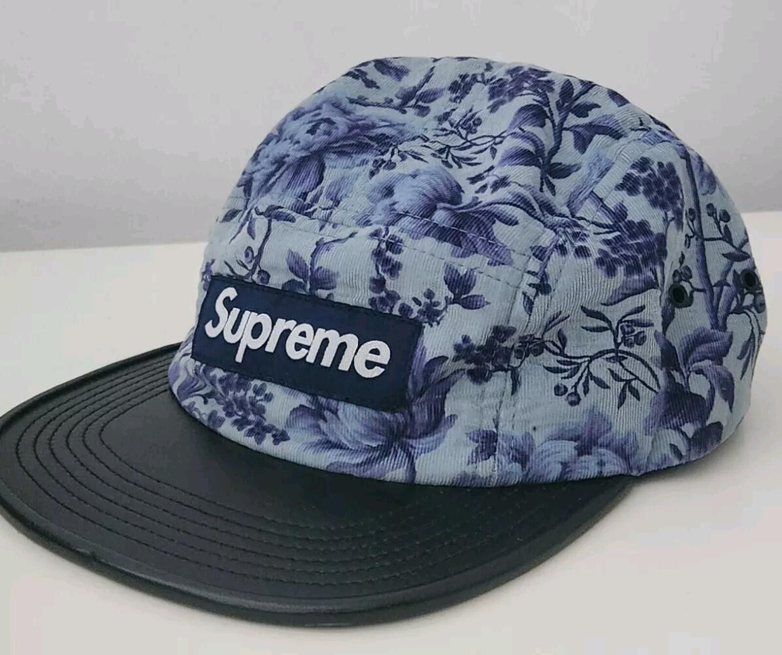 Supreme Supreme X Liberty Fabrics Purple Leopard Camp cap | Grailed