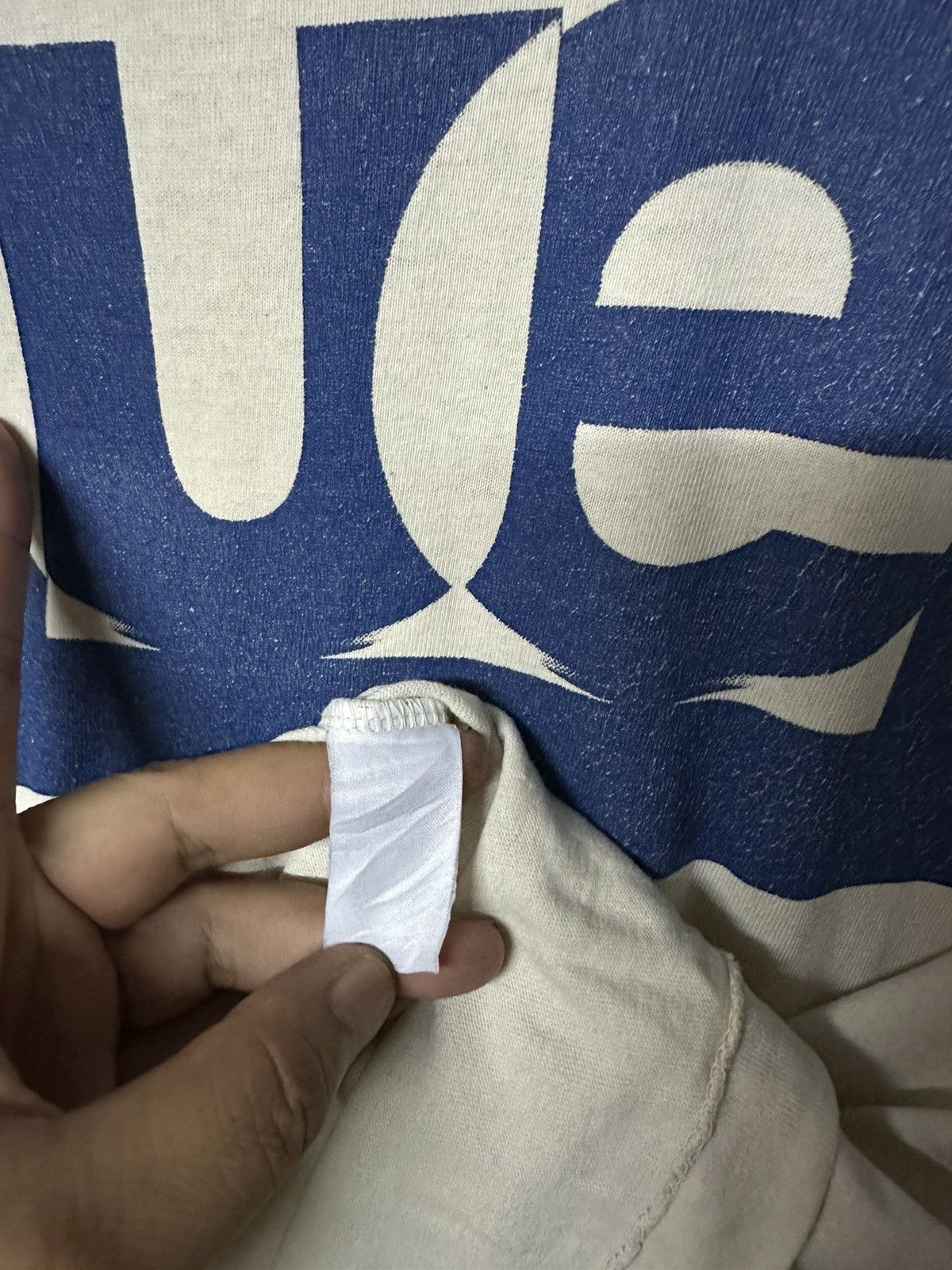 Blue Blue Japan × Japanese Brand × Vintage Vintage Blue Blue Japan Single Stitch Tee Size US M / EU 48-50 / 2 - 7 Thumbnail