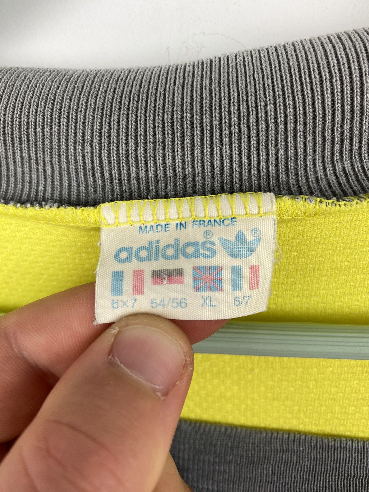 Adidas Vintage Adidas Winterthur 1980s #2 Ventex Soccer Jersey Size US L / EU 52-54 / 3 - 17 Thumbnail