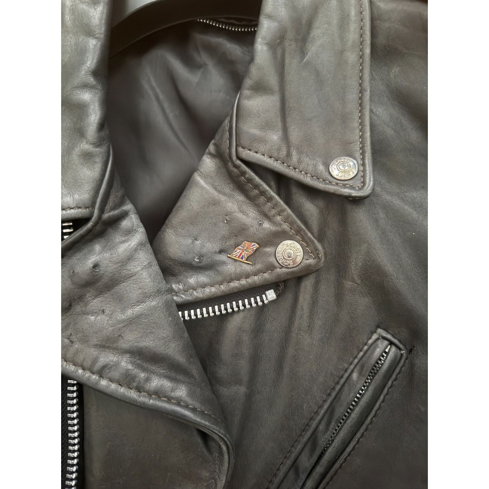 Schott Schott Perfecto Jacket Vintage 80s 125 double rider leather Size US S / EU 44-46 / 1 - 2 Thumbnail