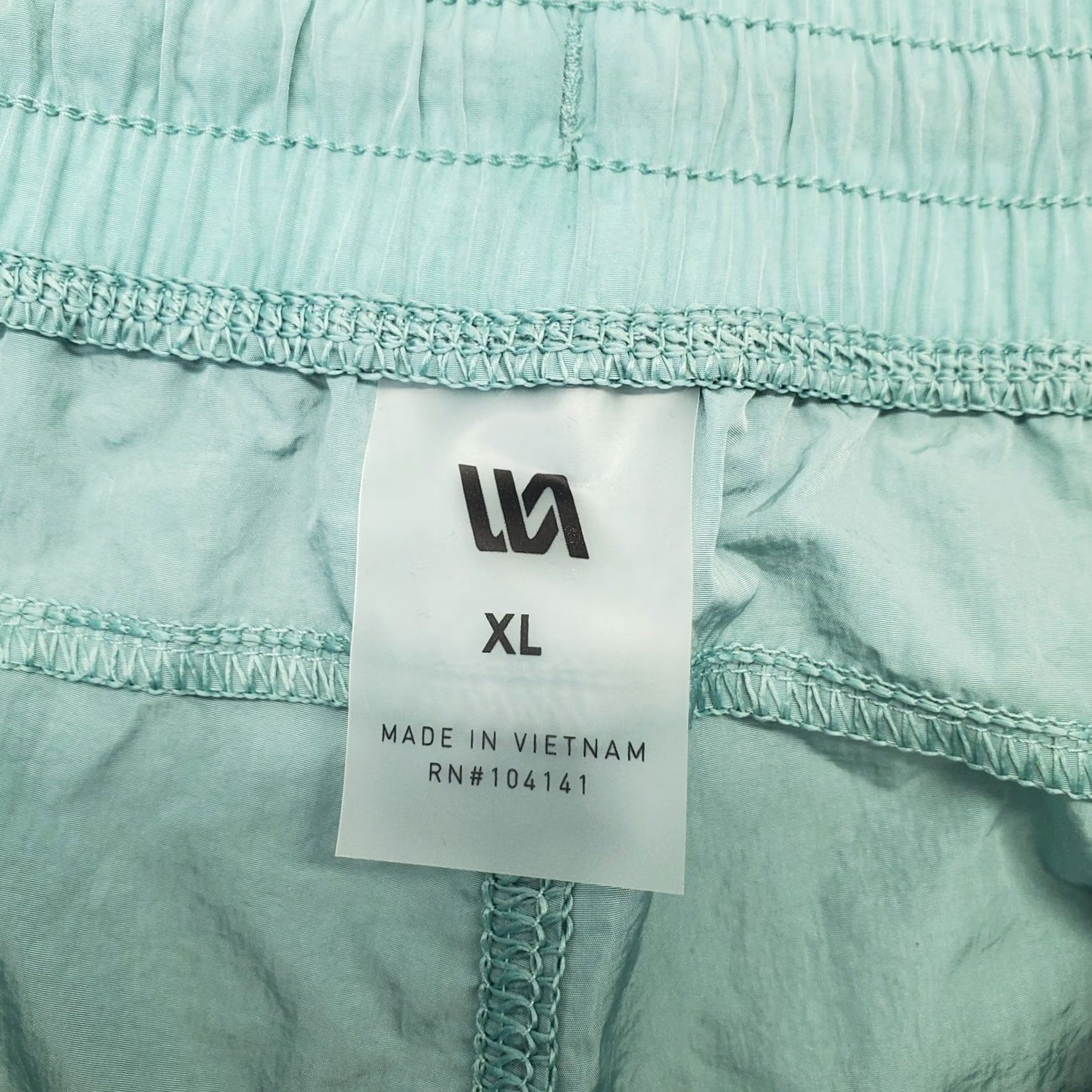 Vintage VRST All-In Shorts Mens XL Green Elastic Waist Water Repellent UPF 50+ Shirt Size US 36 / EU 52 - 6 Thumbnail