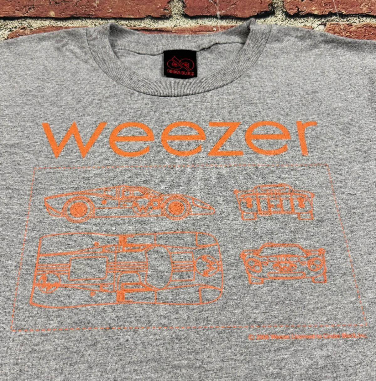 Band Tees Vintage Weezer Race Car 2006 Band T-Shirt Long Sleeve Size S / US 4 / IT 40 - 2 Thumbnail
