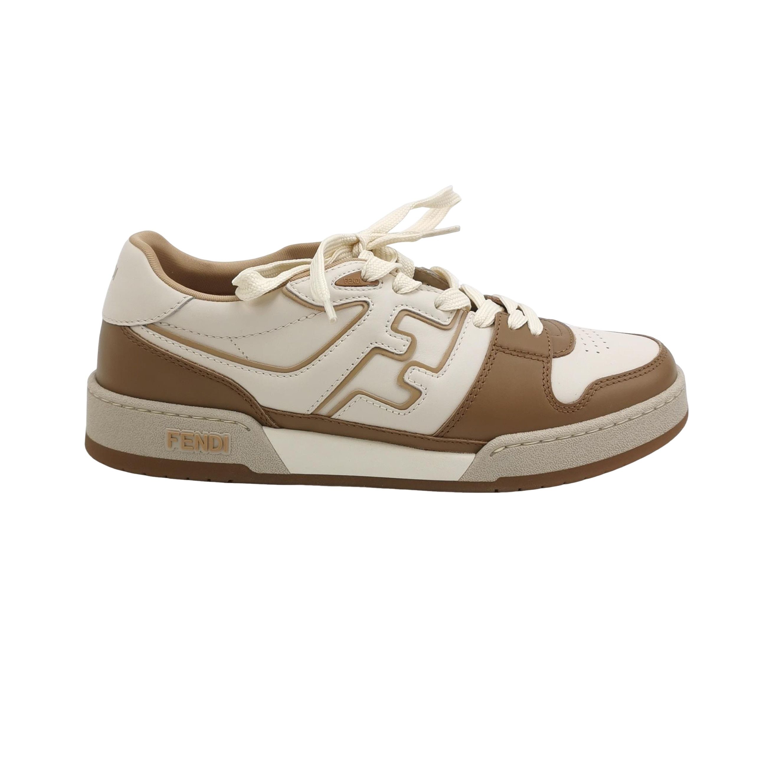 Fendi Fendi Match Leather Low-Top Sneakers 41 Size US 8 / EU 41 - 1 Thumbnail
