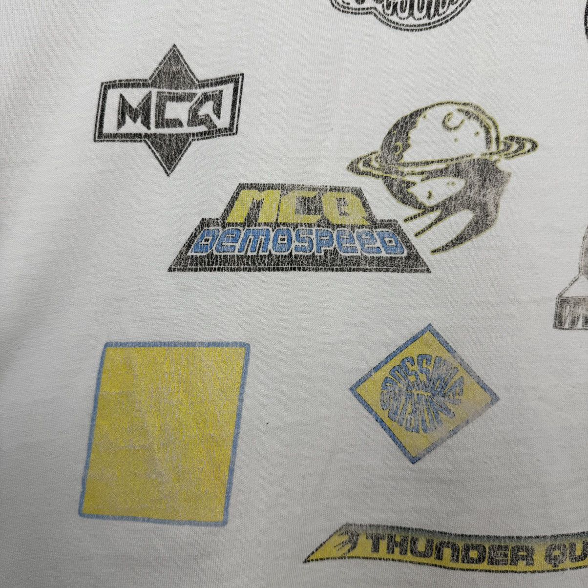 McQ Alexander McQueen ALEXANDER MCQUEEN MCQ T-SHIRT COTTON ASTROFORCE PRINT WHITE Size US XL / EU 56 / 4 - 8 Thumbnail