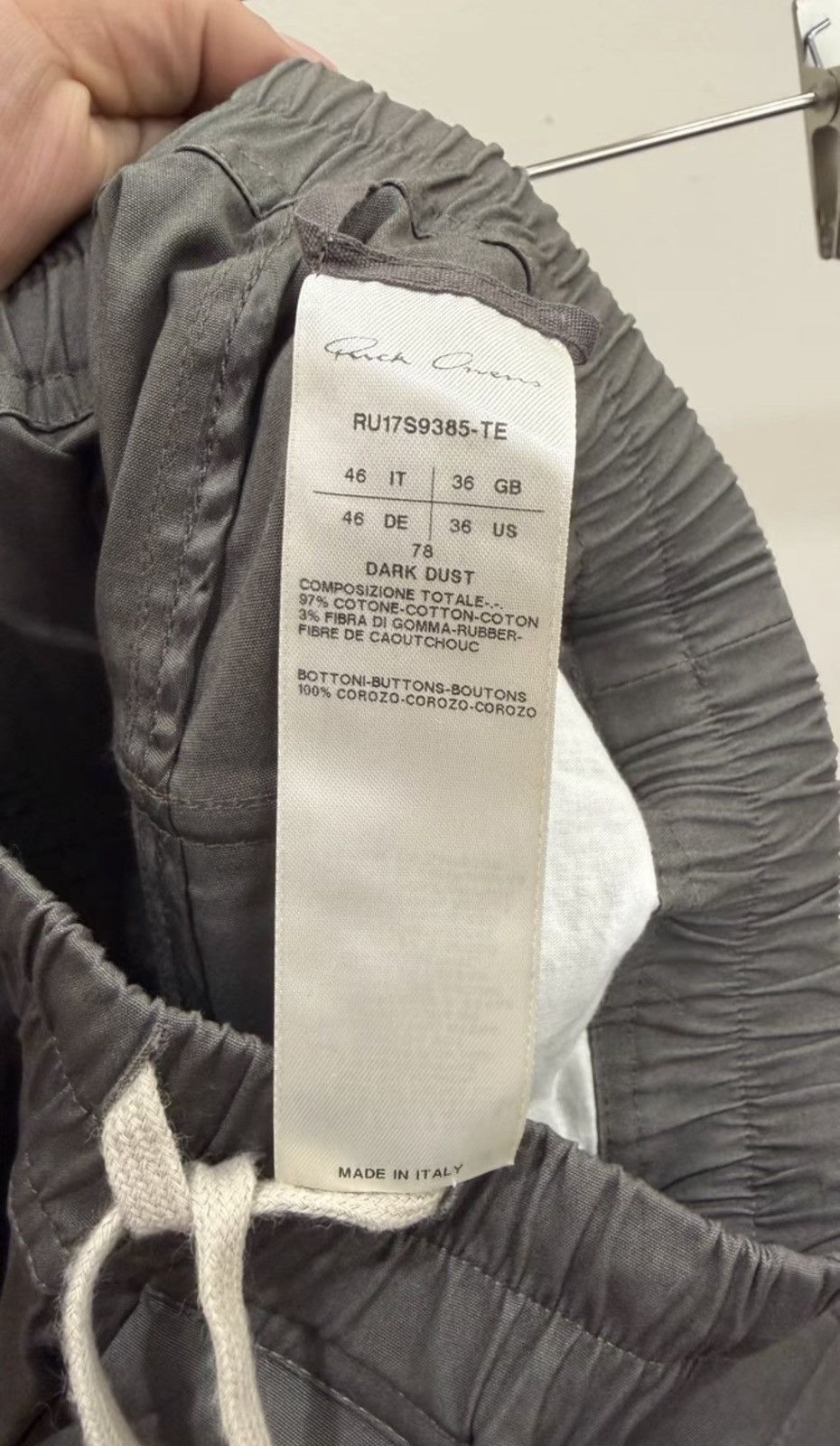 Rick Owens Rick Owens Mainline Cargo Cropped Pants Size US 32 / EU 48 - 3 Thumbnail