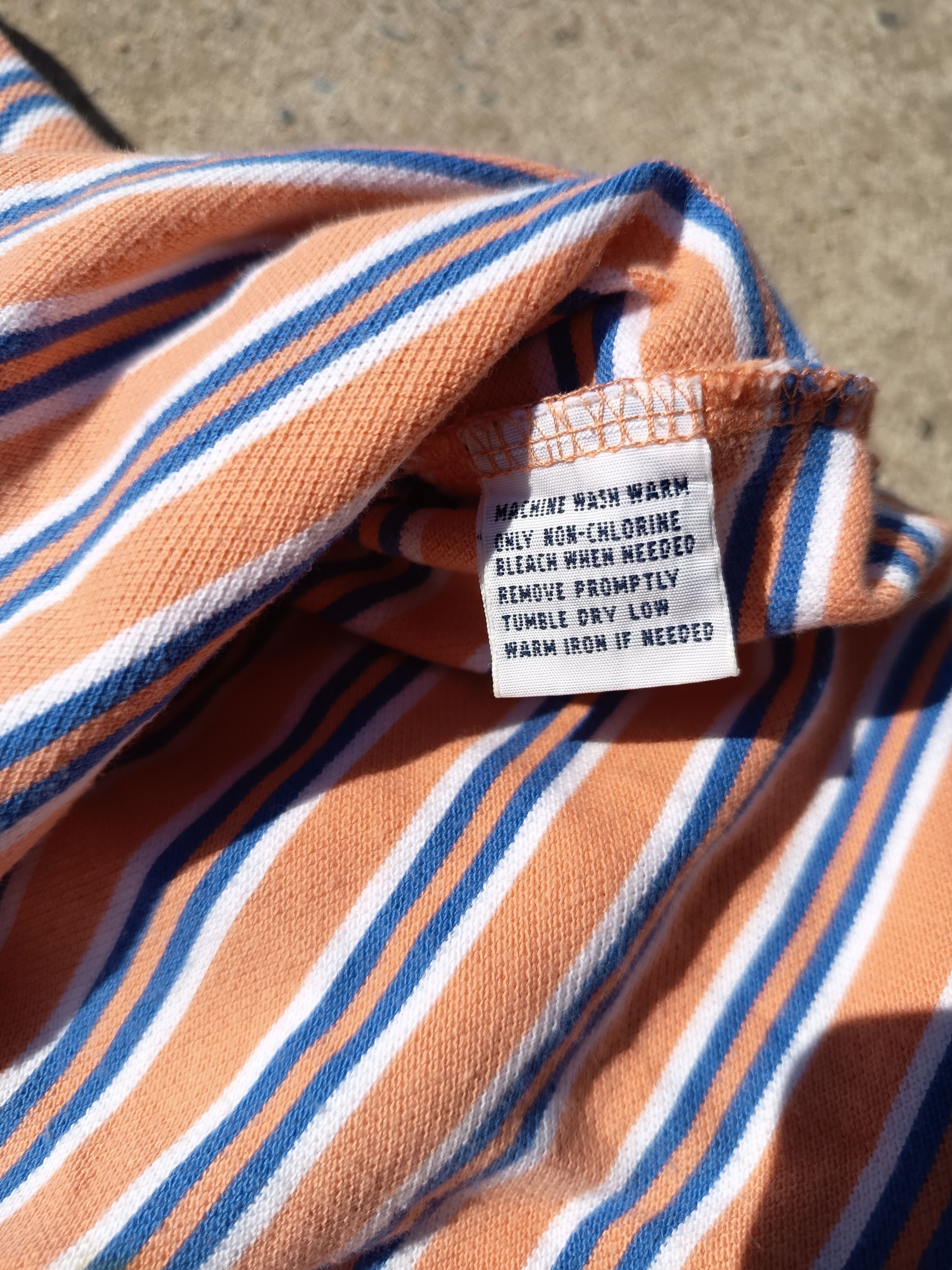 Polo Ralph Lauren × Tommy Hilfiger × Vintage Polo Ralph Lauren stripe polo shirt Size US L / EU 52-54 / 3 - 4 Thumbnail