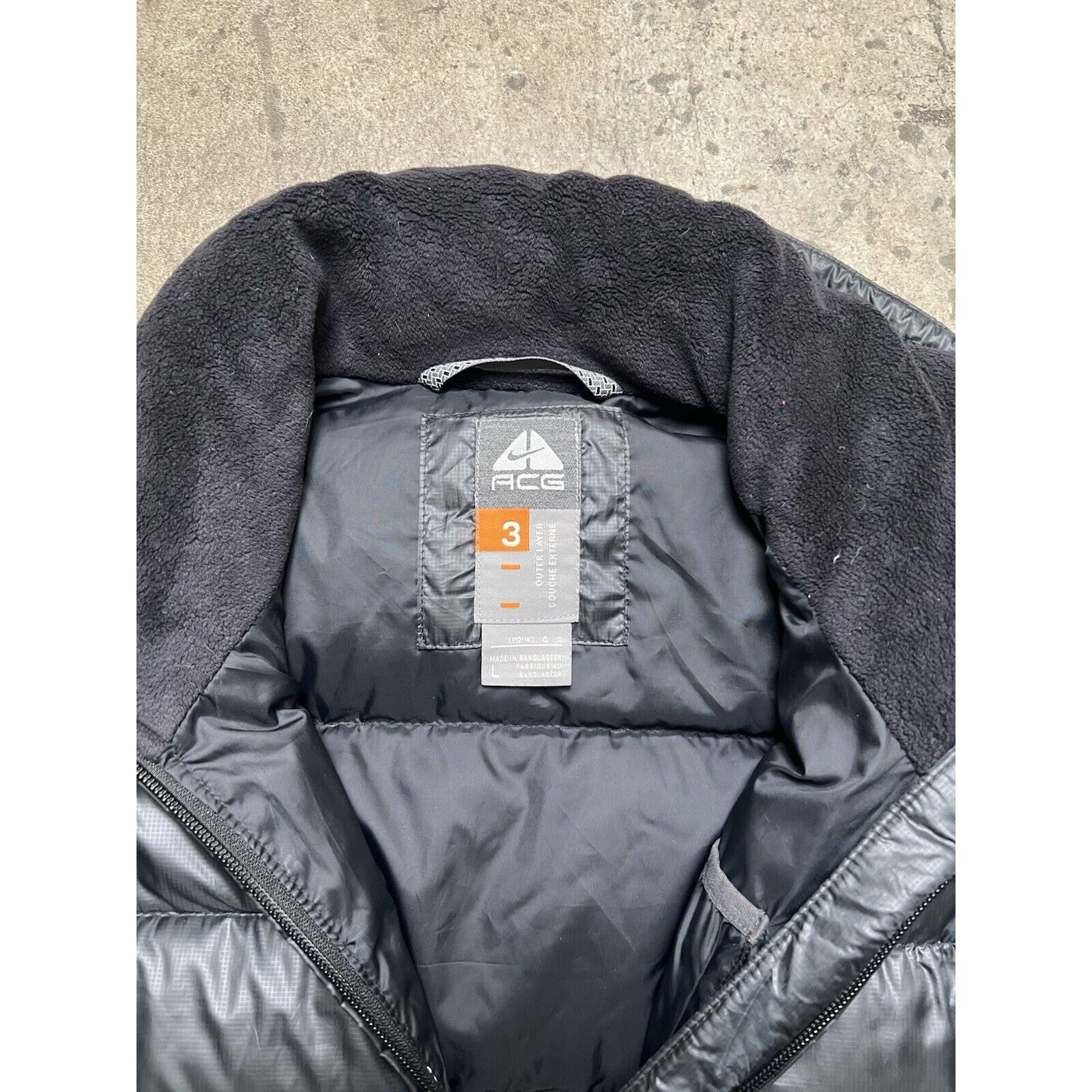 Nike Nike ACG Outer Layer 3 Size L Womens Black 3/4 Zip Down Size L / US 10 / IT 46 - 4 Thumbnail