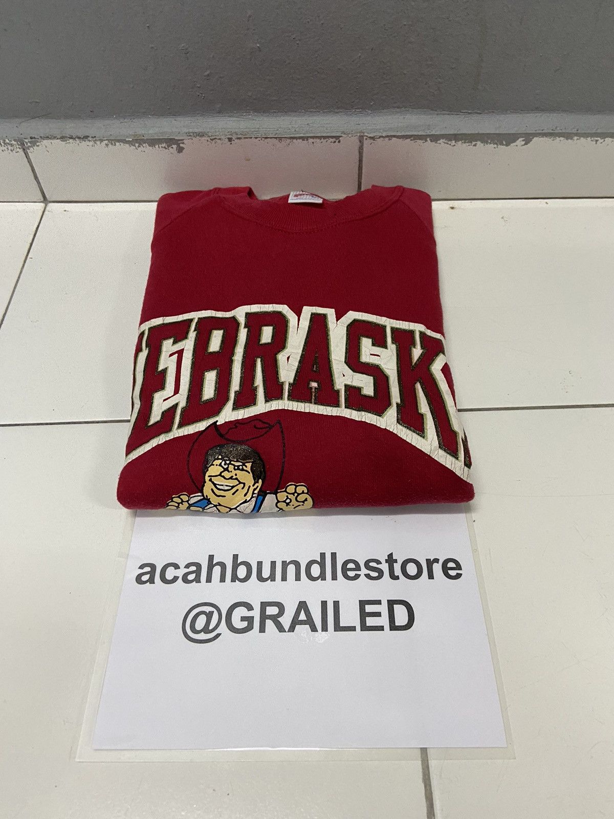 Vintage VINTAGE 90’s NEBRASKA CORNHUSKER SWEATSHIRT Size US M / EU 48-50 / 2 - 13 Thumbnail
