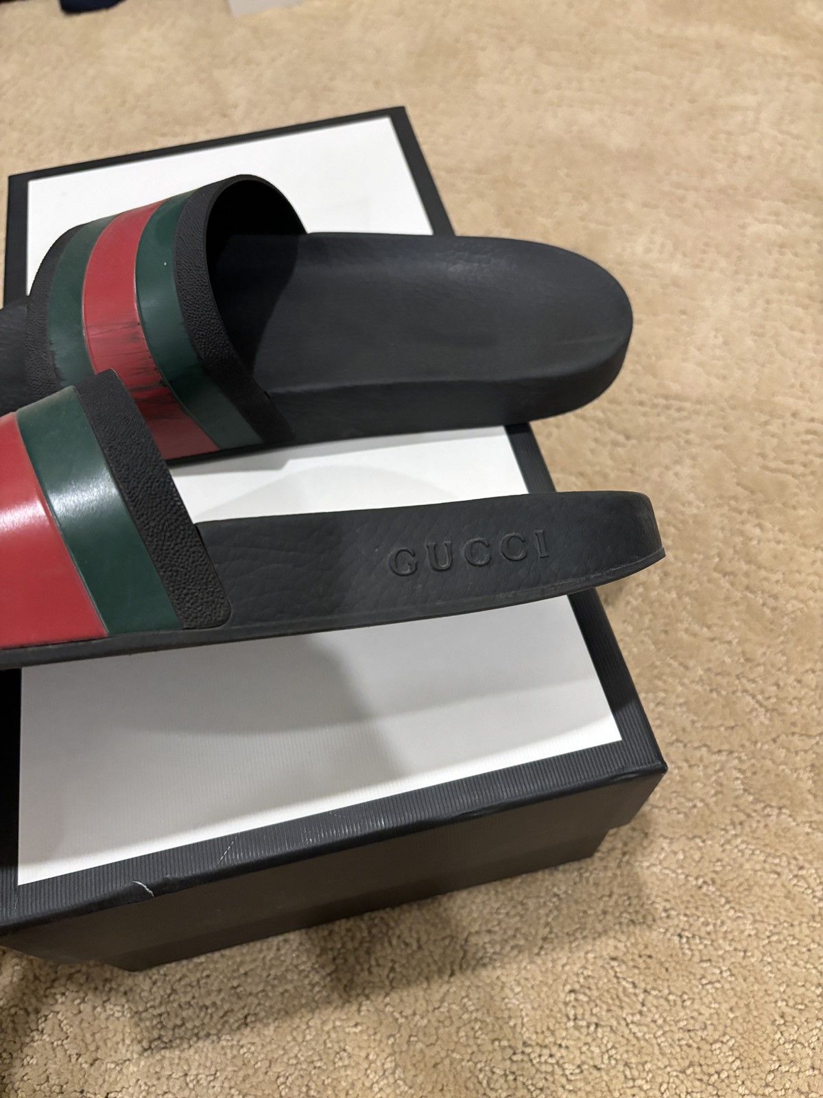 Gucci Gucci Slides Mens Size 9 Size US 9 / EU 42 - 4 Thumbnail