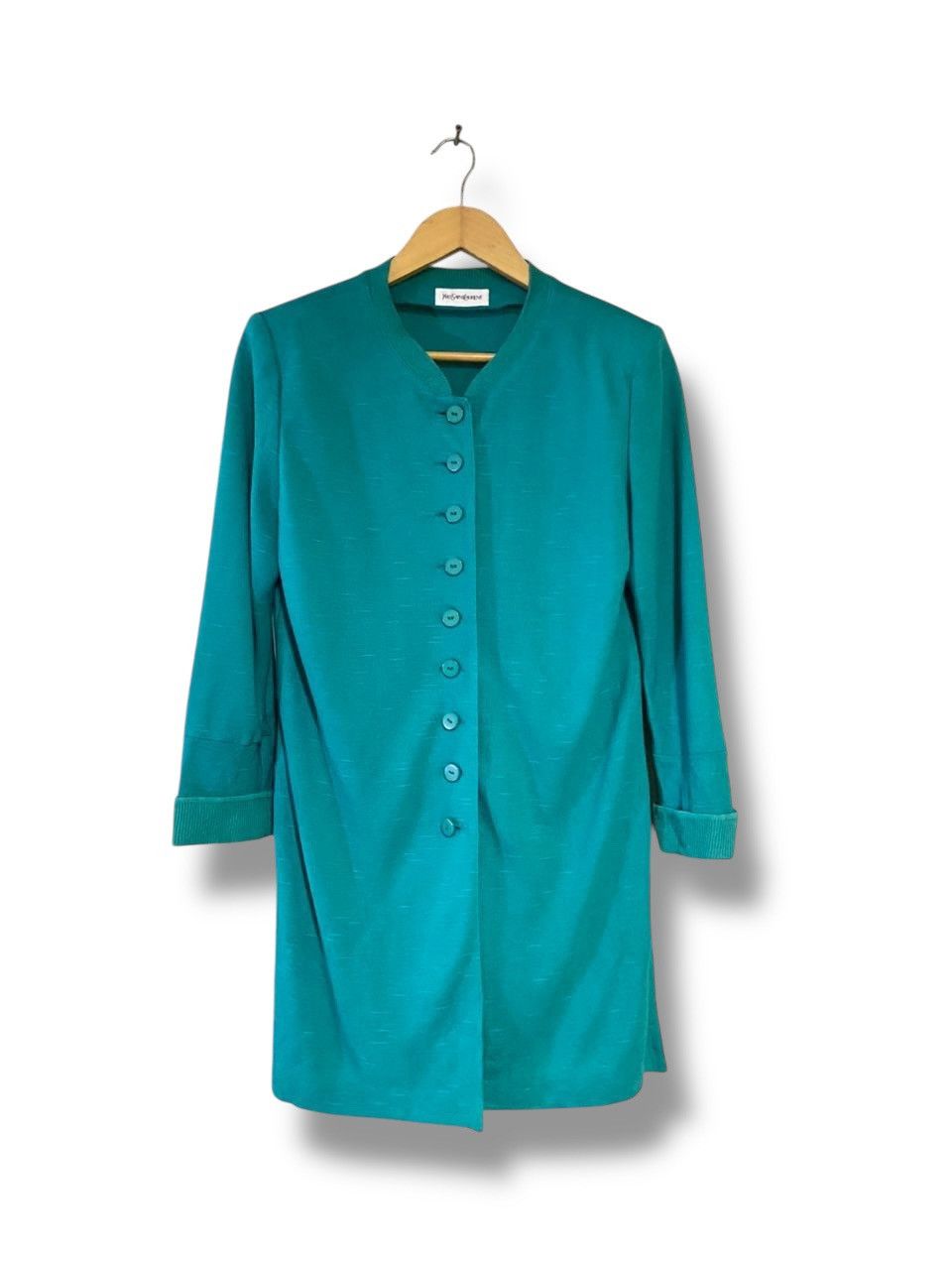 Yves Saint Laurent Yves Saint Laurent Knitted Button Jacket (165) Size M / US 6-8 / IT 42-44 - 1 Thumbnail