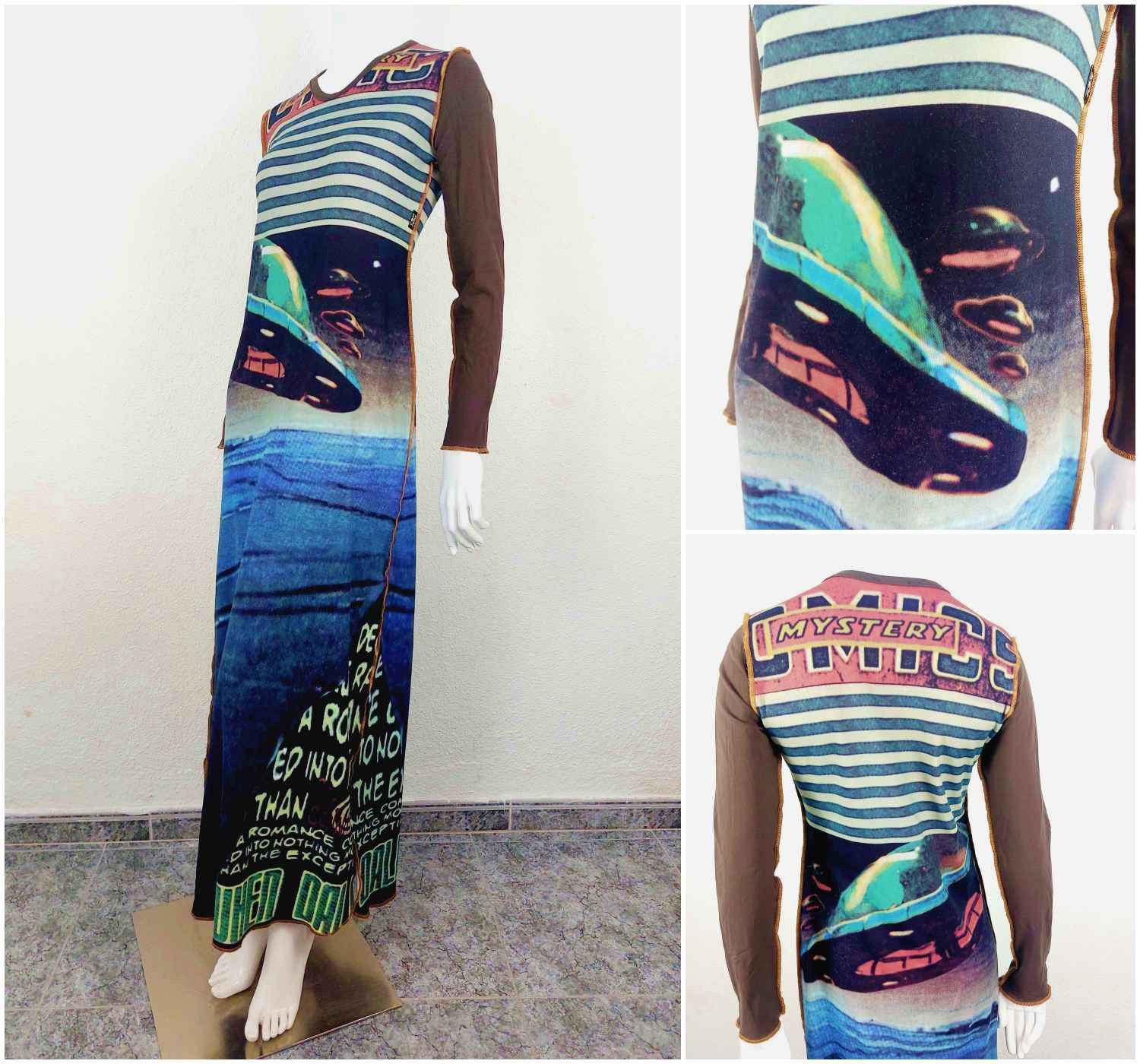 Cop Copine COP COPINE Mystery Space UFO Alien Mesh Dress Size S / US 4 / IT 40 - 18 Thumbnail