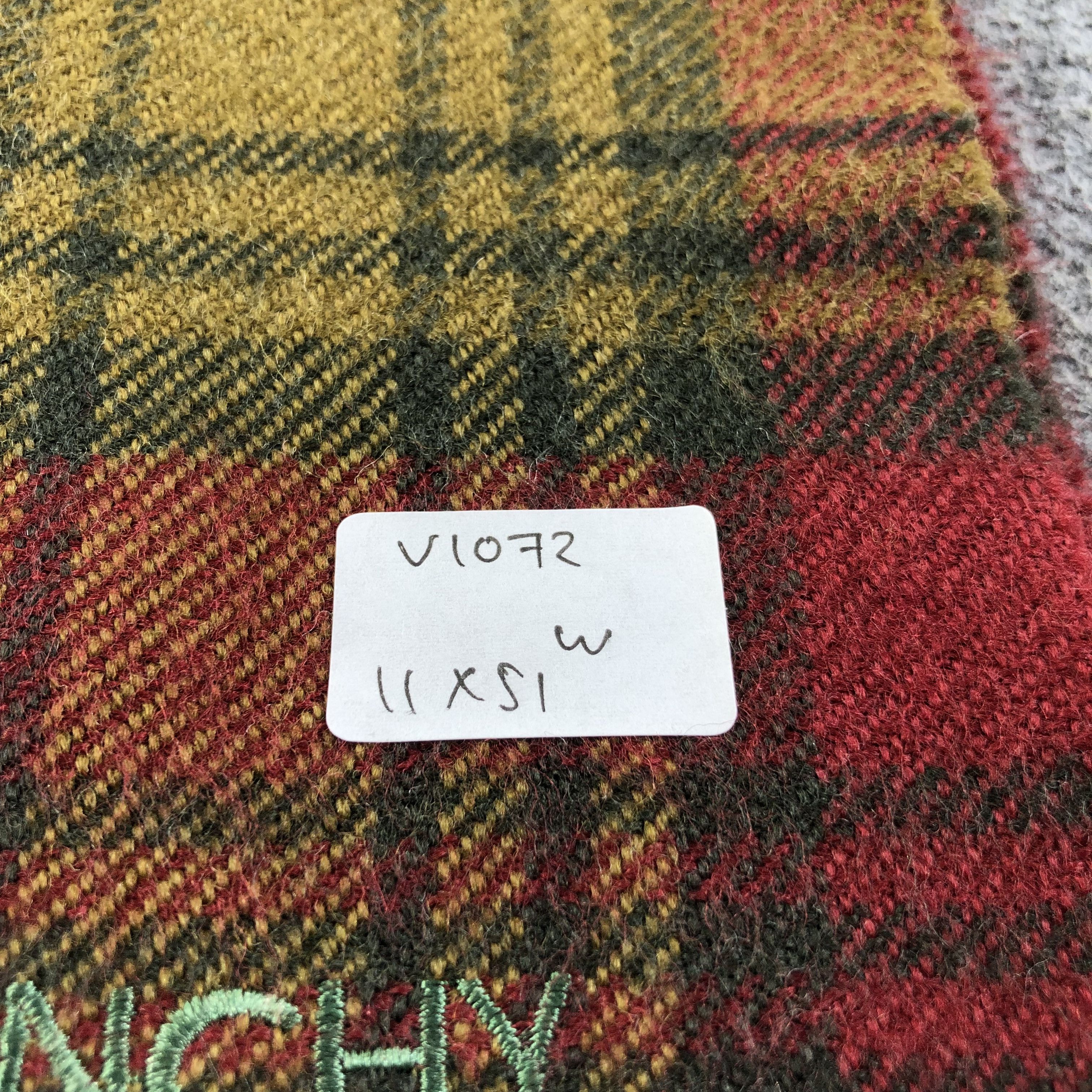 Givenchy Givenchy Tartan Wool Scarf Muffler V1072 Size ONE SIZE - 9 Thumbnail
