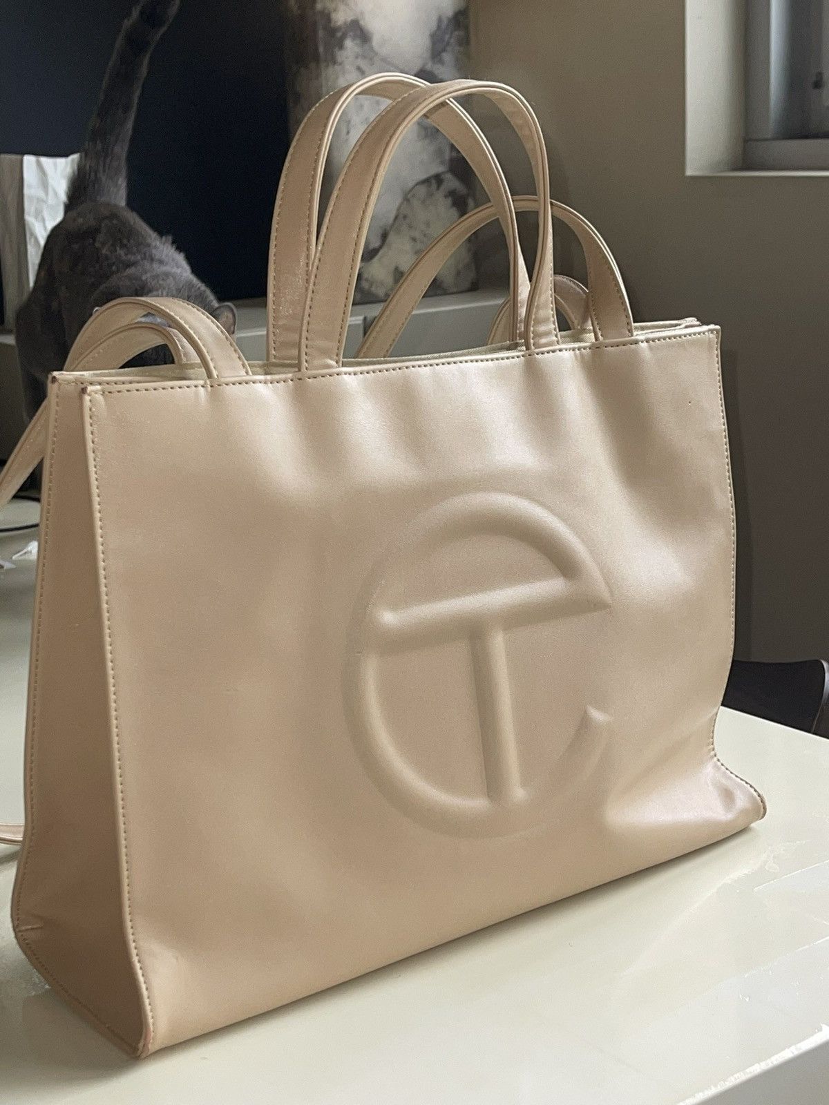 Telfar dust bag hotsell