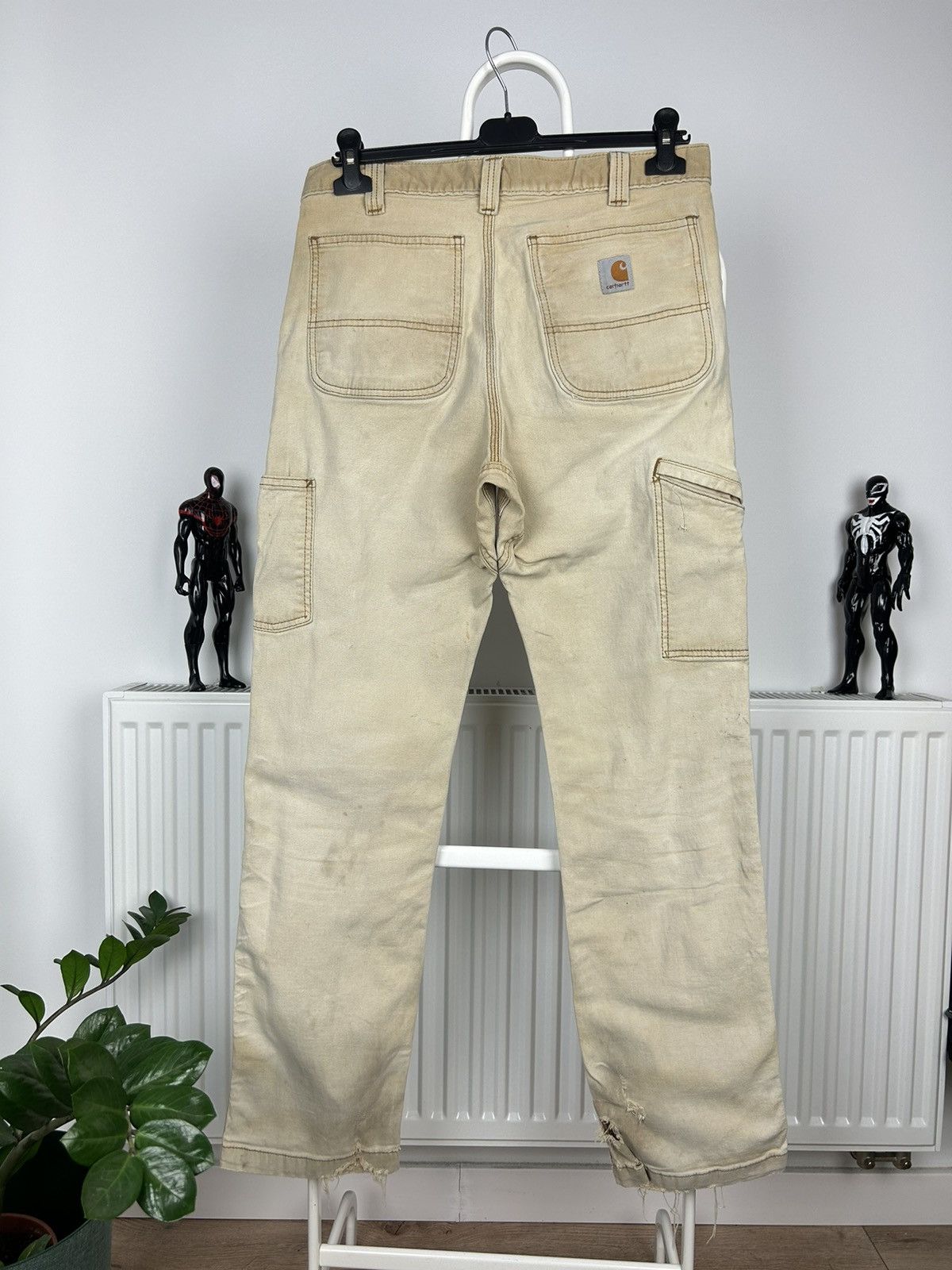 Carhartt × Vintage Crazy sun faded distressed carhartt double knee denim Size US 32 / EU 48 - 9 Thumbnail