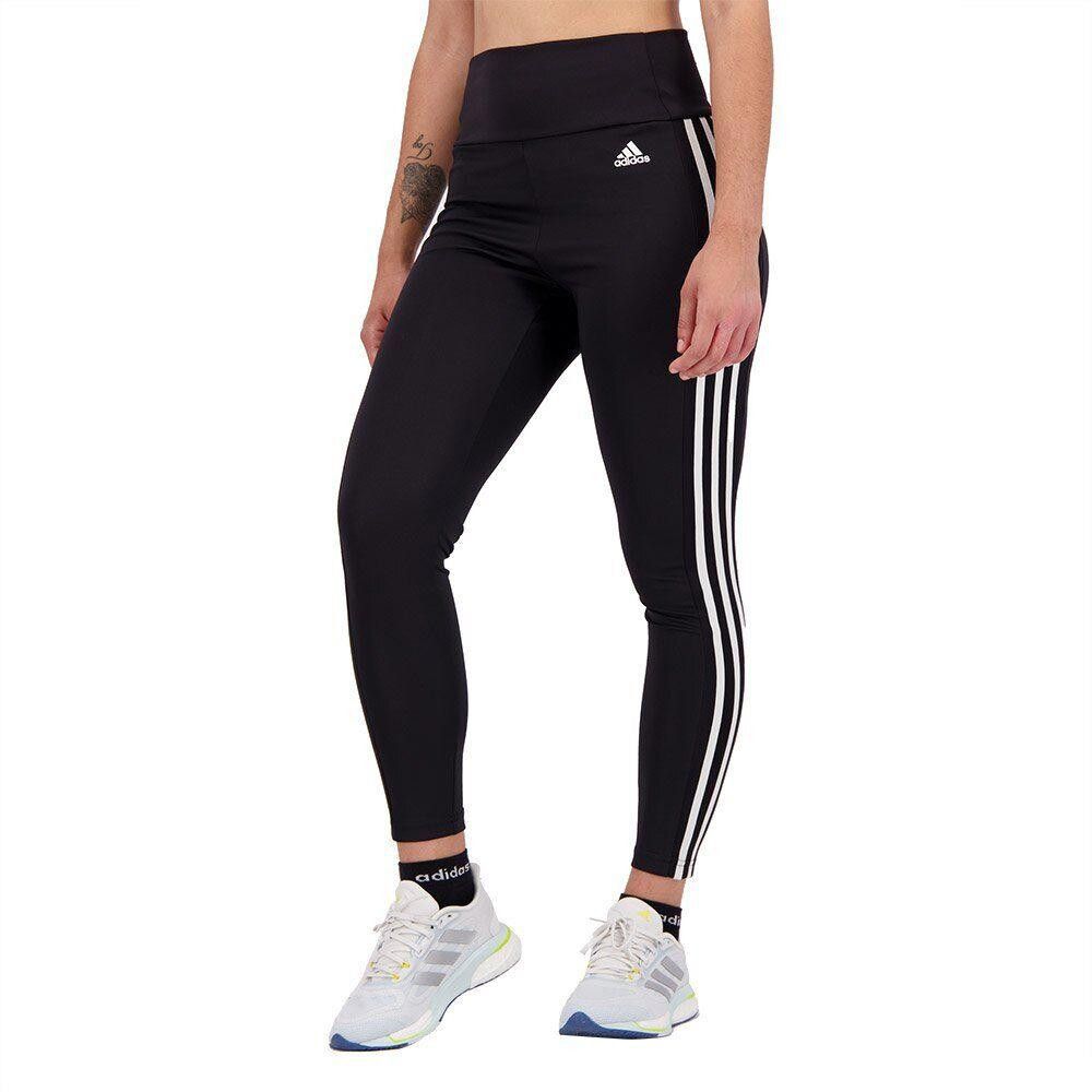 Adidas Adidas 3-Stripes Leggings Black White Size M Size 32" / US 10 / IT 46 - 1 Thumbnail