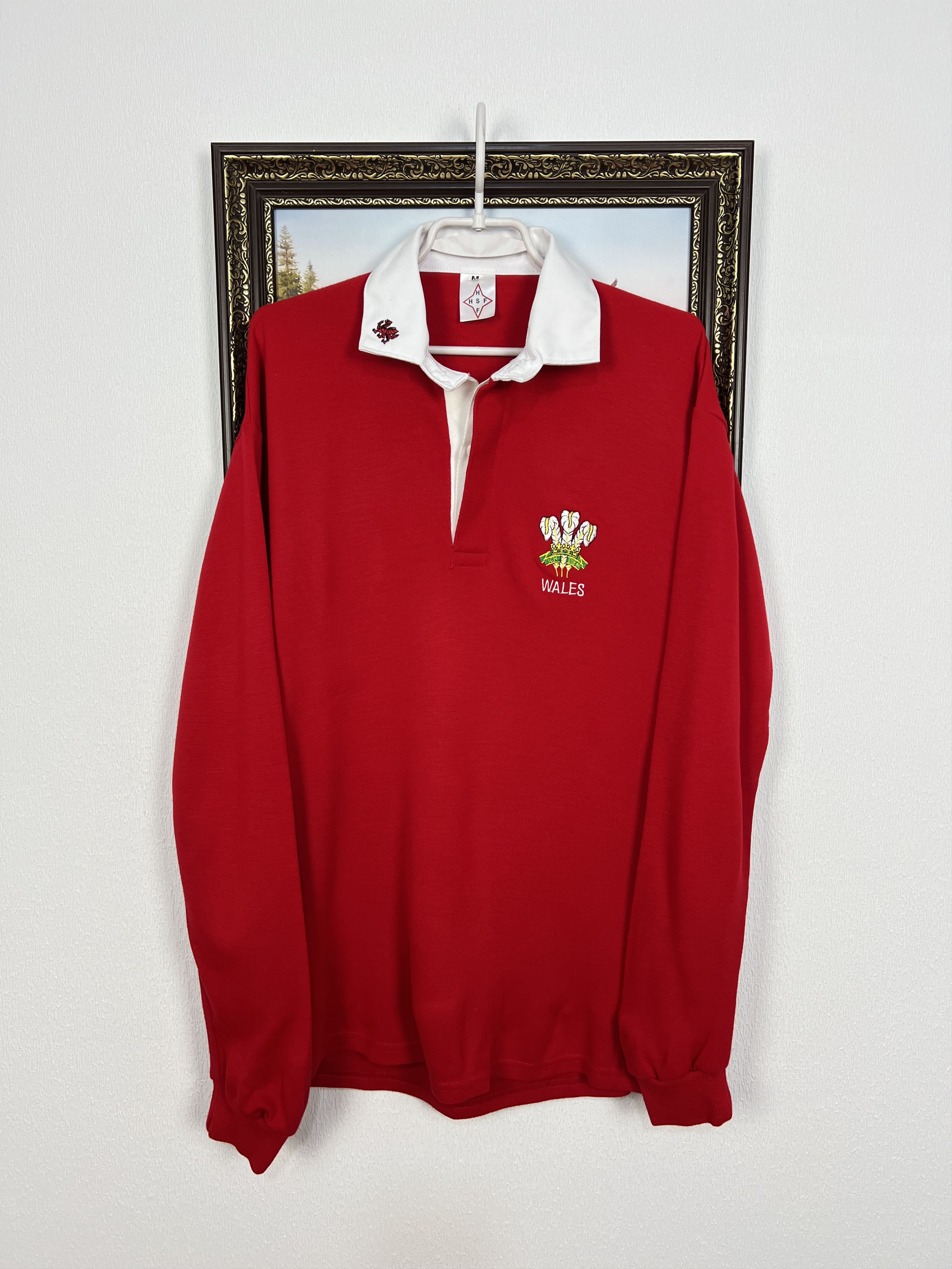 Vintage Vintage Wales Rugby Union Jersey Long Sleeve Shirt National Size US M / EU 48-50 / 2 - 1 Thumbnail