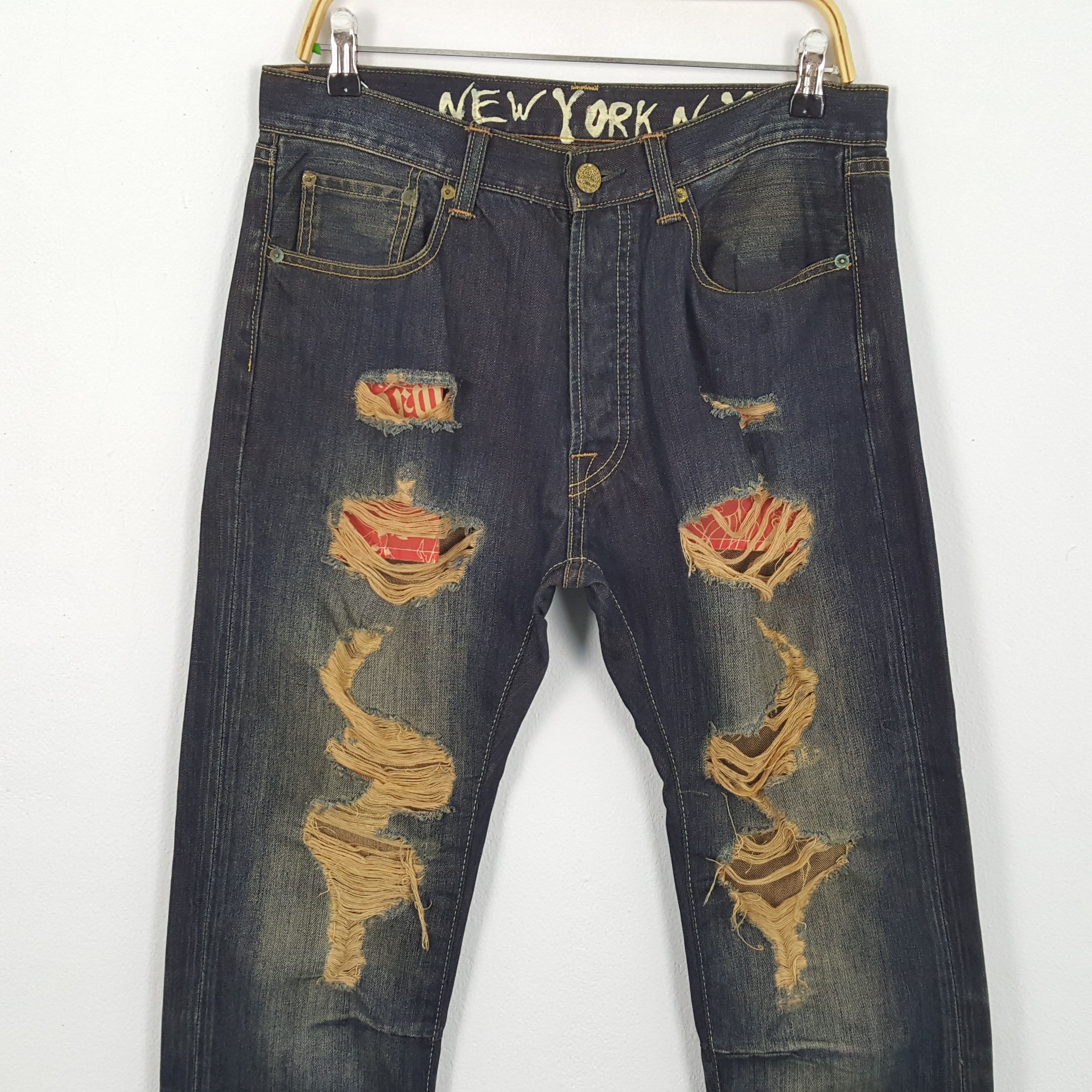 Christian Audigier × Ed Hardy × Vintage Vintage ED-HARDY by Christian Audigier American Style Jeans Size US 32 / EU 48 - 5 Thumbnail