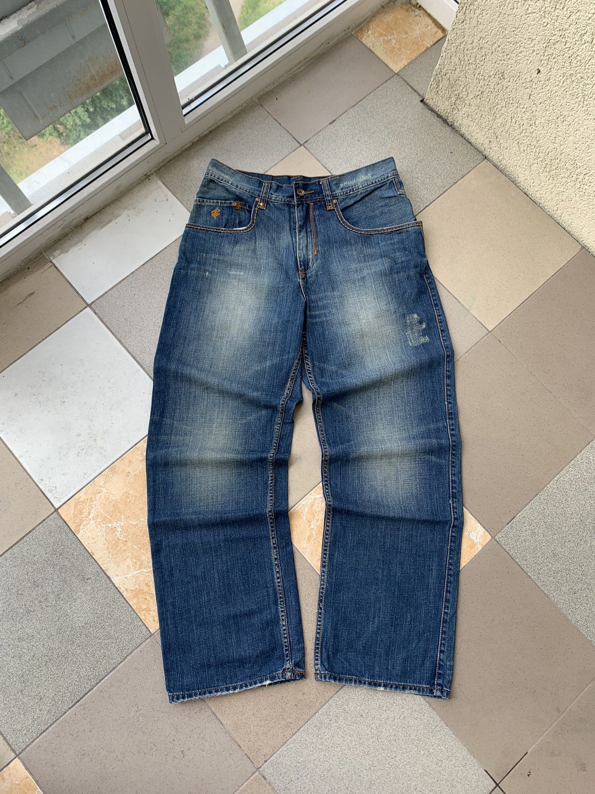 Japanese Brand Y2K Rocawear hip-hop baggy jeans Size US 34 / EU 50 - 2 Thumbnail