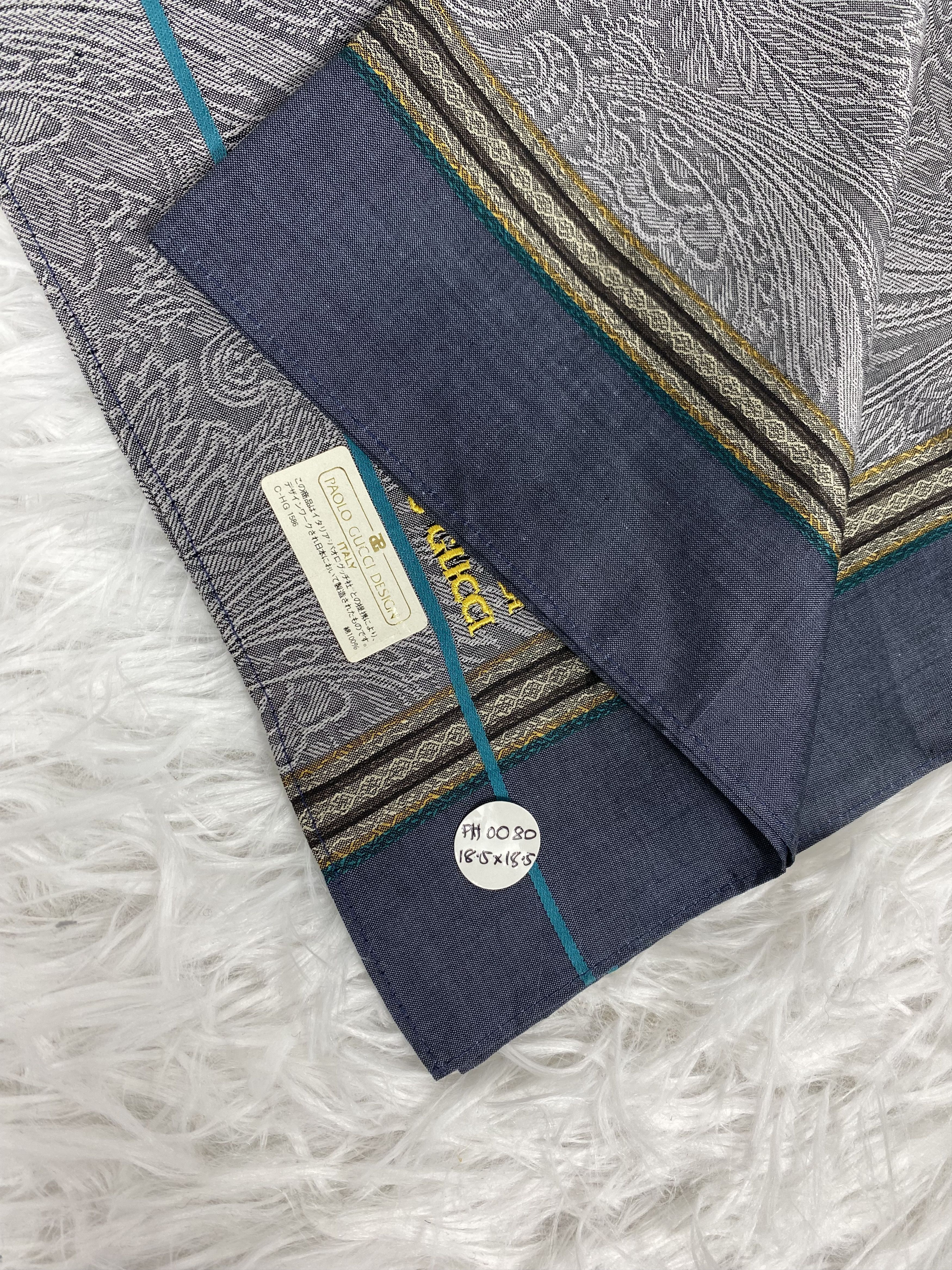 Paolo Gucci Vintage Paolo Gucci Handkerchief PH0080 Size ONE SIZE - 3 Thumbnail