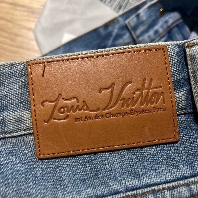 Louis Vuitton Louis Vuitton Louis Vuitton Blue Casual Flare Denim Pants- Size US 34 / EU 50 - 5 Thumbnail