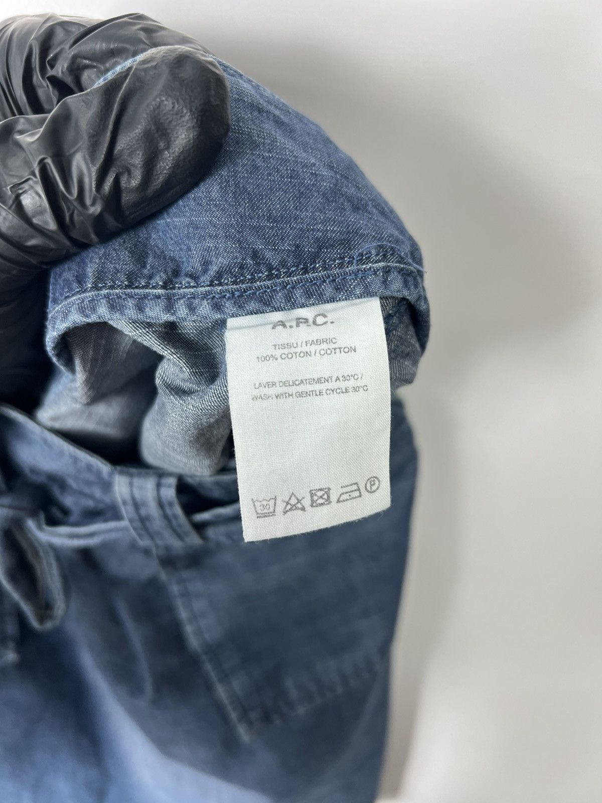 A.P.C. Vintage avant garde streetwear y2k sk8 A.P.C. Denim Skirt Size 27" / US 4 / IT 40 - 6 Thumbnail