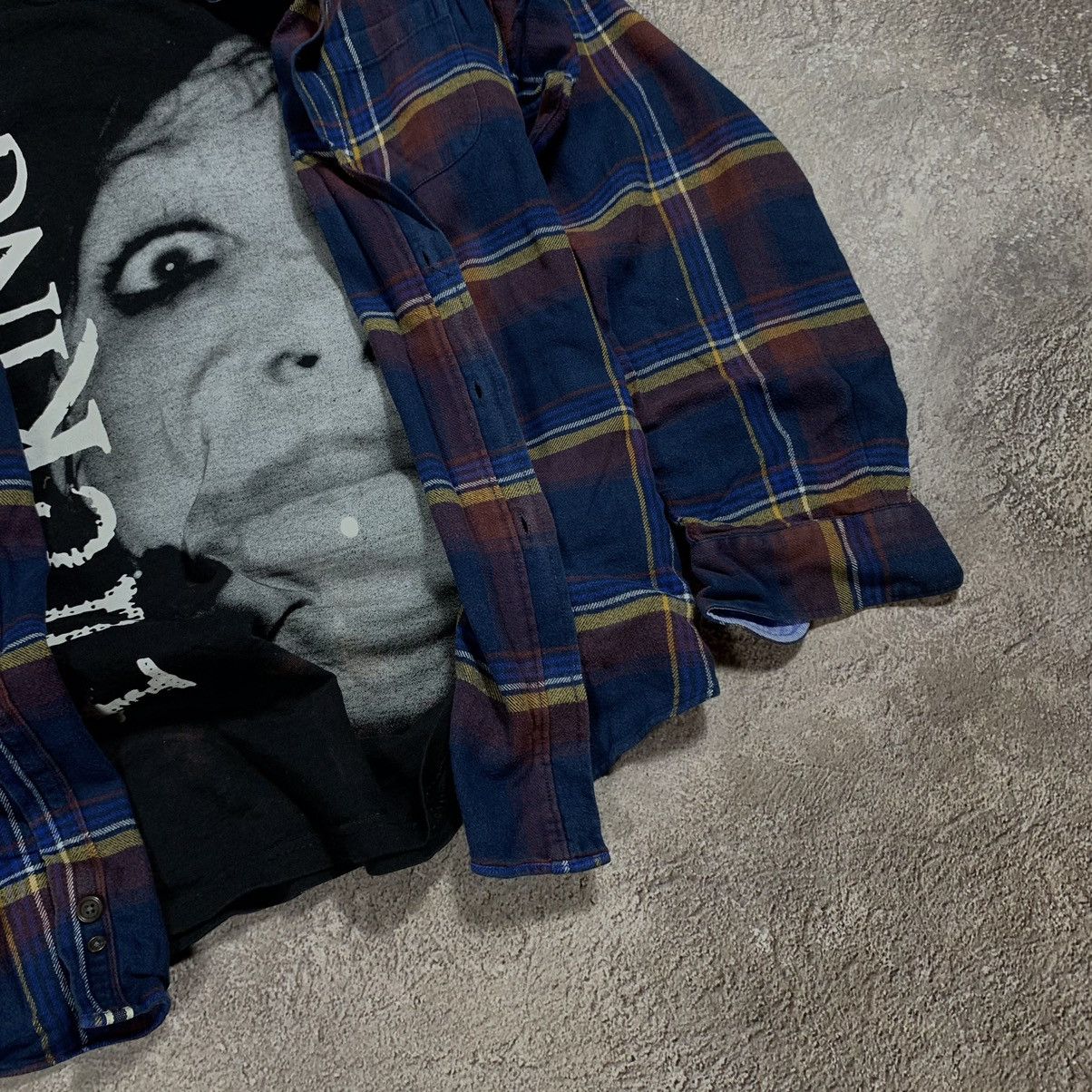 Vintage Vintage 90s Y2K Graphic Plaid Shirt Grunge Streetwear Boxy L Size US L / EU 52-54 / 3 - 4 Thumbnail