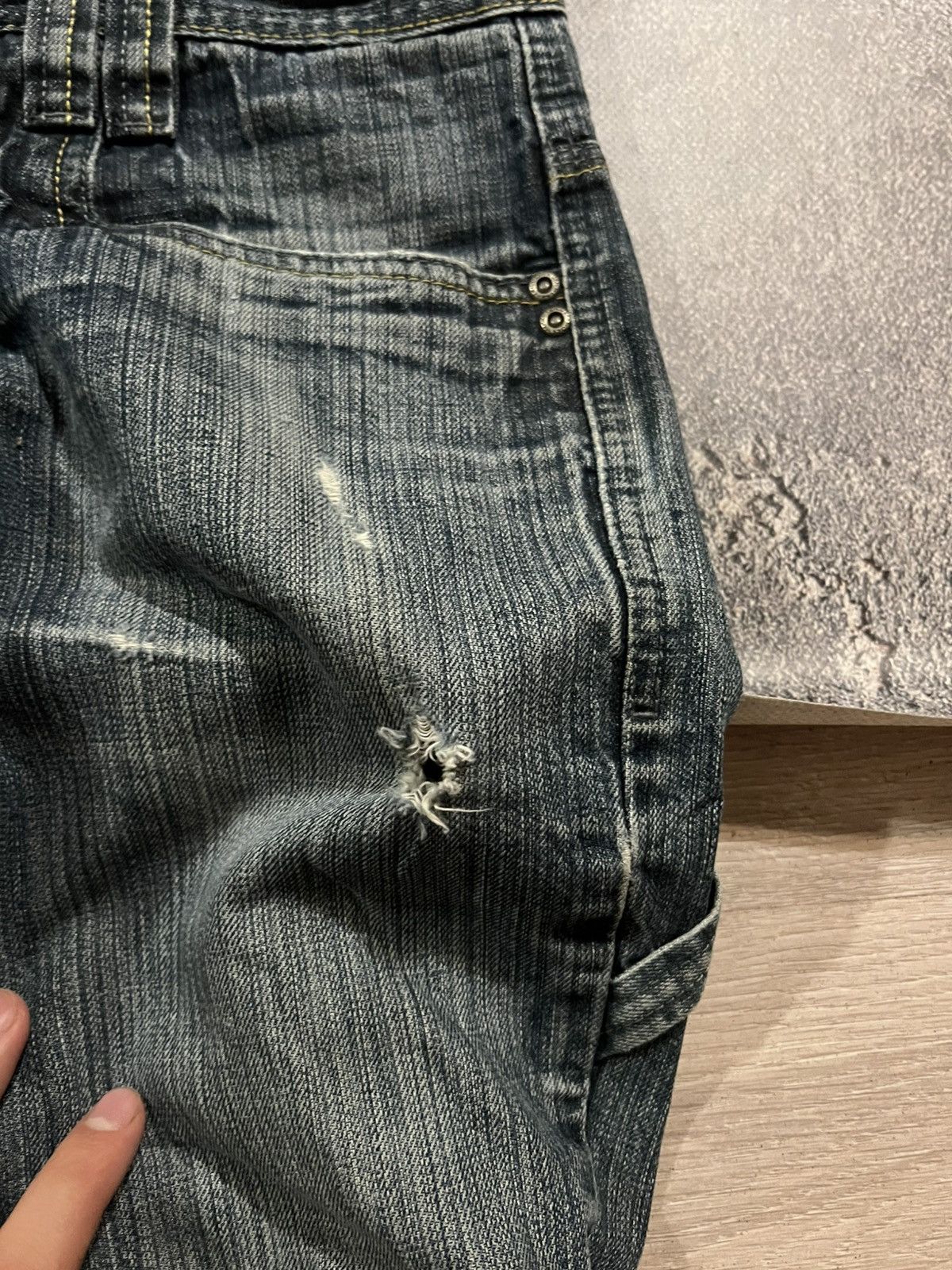 Japanese Brand If Six Was Nine Style Baggy Archive Jeans / Avan Garde 90s Size US 30 / EU 46 - 7 Thumbnail