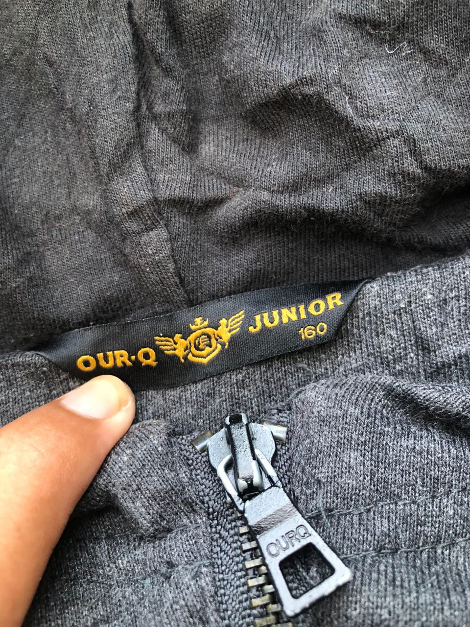 Japanese Brand OUR-Q JUNIOR Hooded Jacket Size US M / EU 48-50 / 2 - 3 Thumbnail