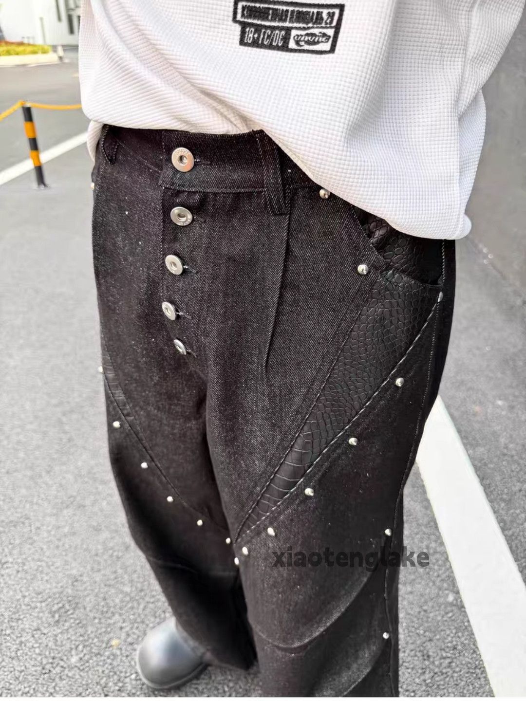 Jean Otl asaprocky travisscott style loose baggy opium jeans Size US 32 / EU 48 - 5 Thumbnail