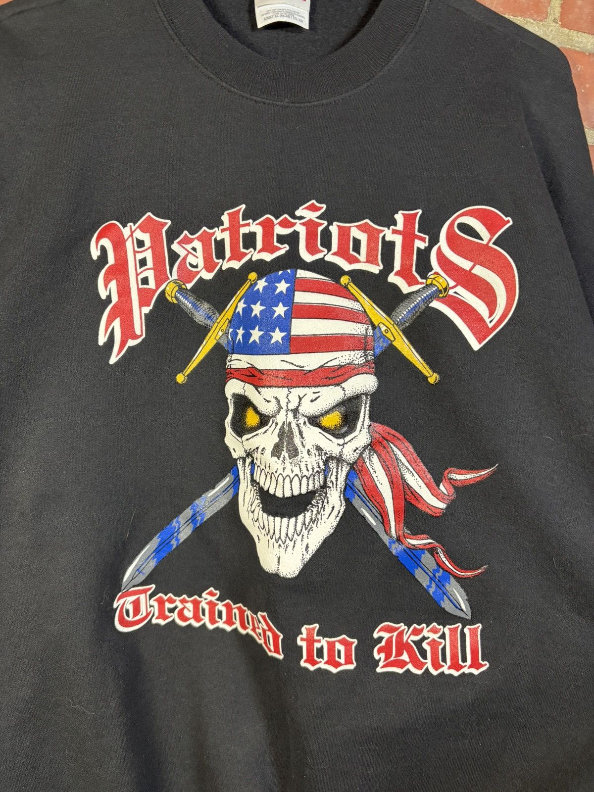 Other Vintage Y2k Patriots Trained To Kill Crewneck Military XL Size US XL / EU 56 / 4 - 2 Thumbnail