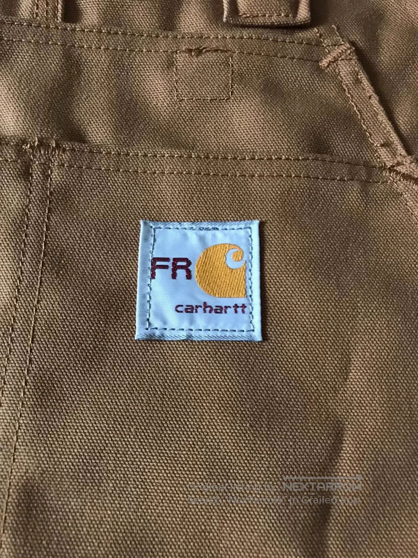 Carhartt Carhartt FRR35 Brown W38L30 Bib Overalls. Size US 38 / EU 54 - 6 Thumbnail