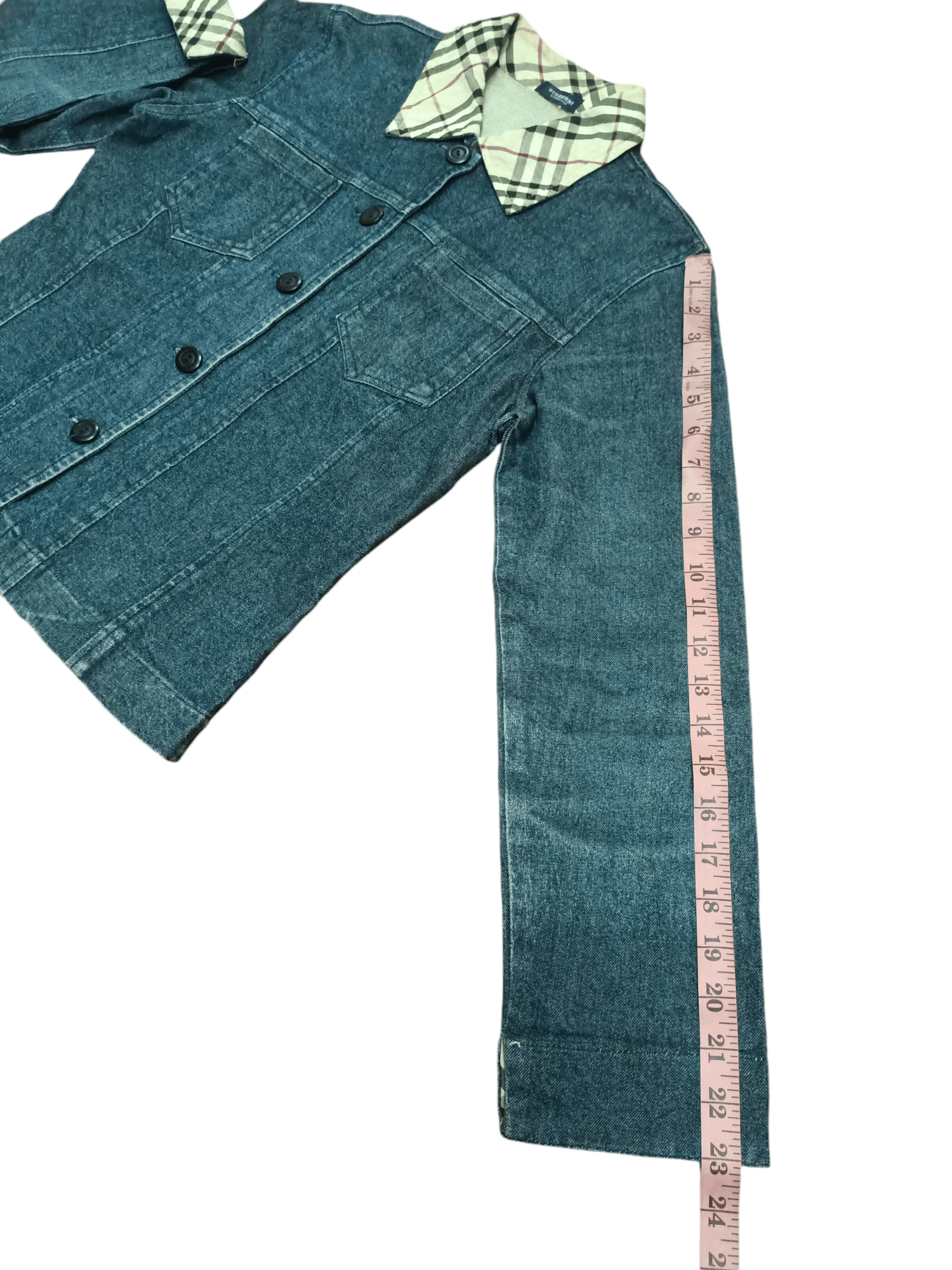 Burberry × Designer BURBERRY DENIM JACKET x DESIGNER Size XS / US 0-2 / IT 36-38 - 8 Thumbnail