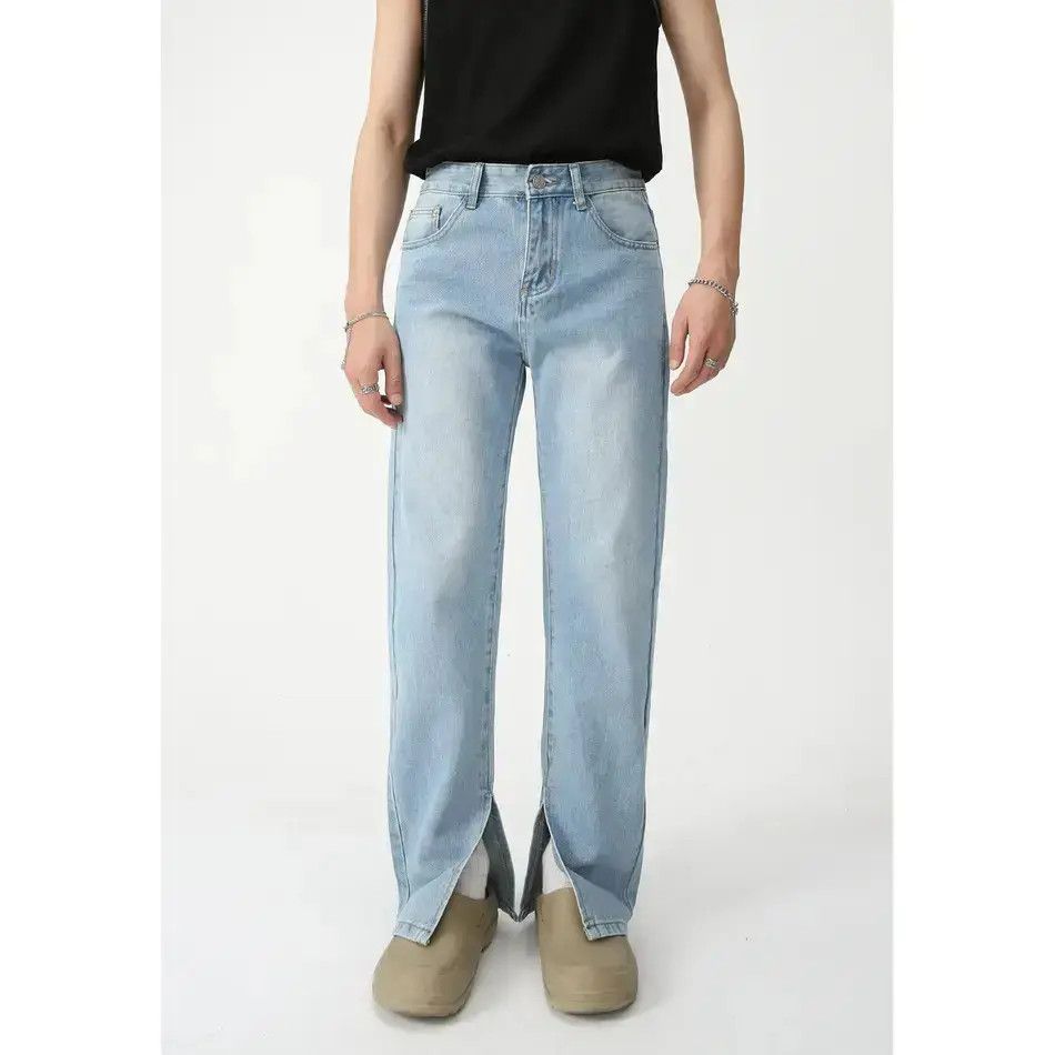 Japanese Brand Retro loose high street wide leg jeans Size US 32 / EU 48 - 6 Thumbnail
