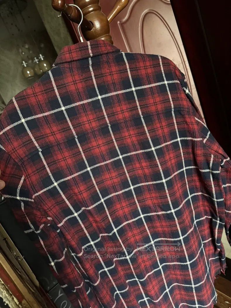 Amiri Amiri Flannel red checkered shirt Size US S / EU 44-46 / 1 - 5 Thumbnail