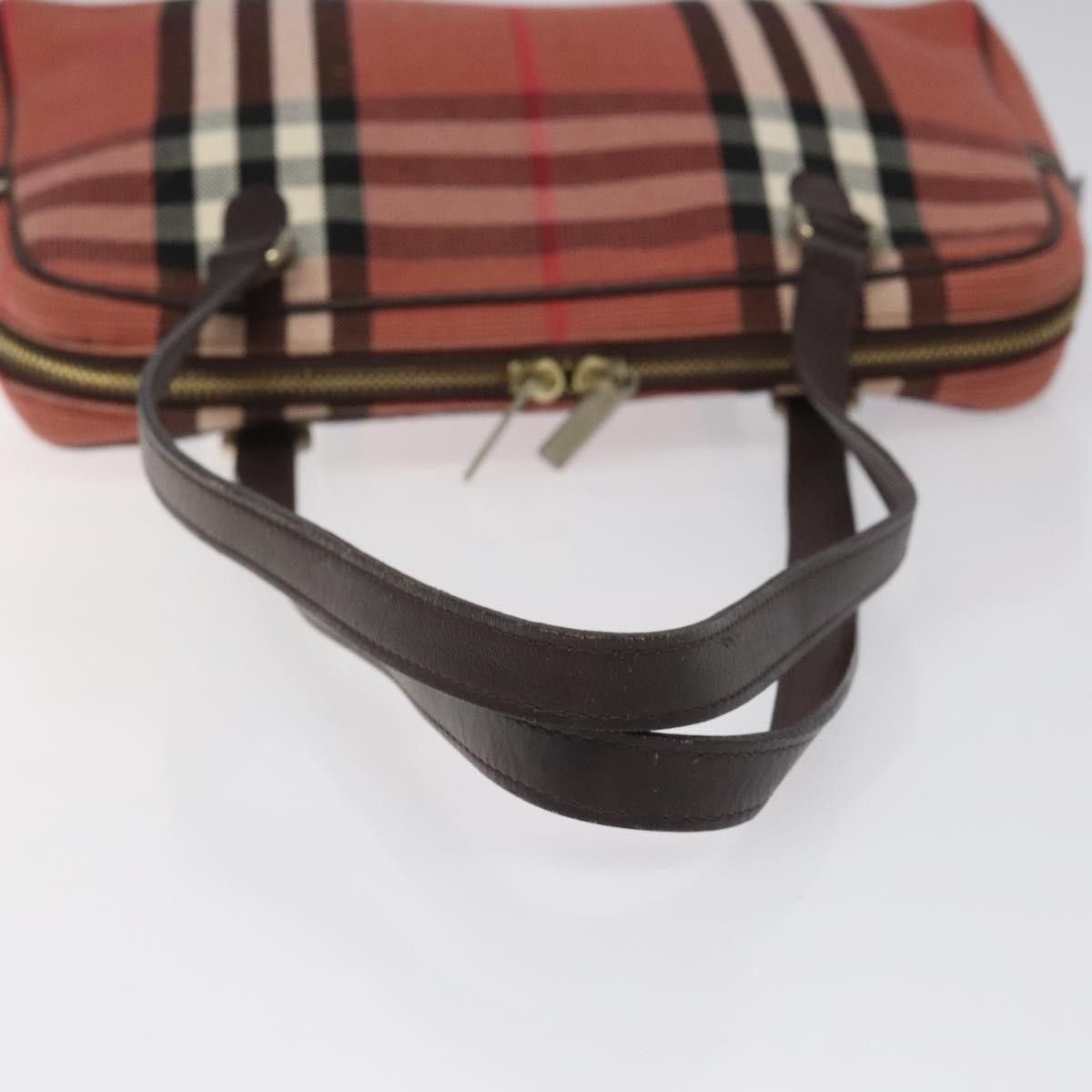 Burberry Burberry Nova Check Shoulder Bag Canvas Red Size ONE SIZE - 7 Thumbnail