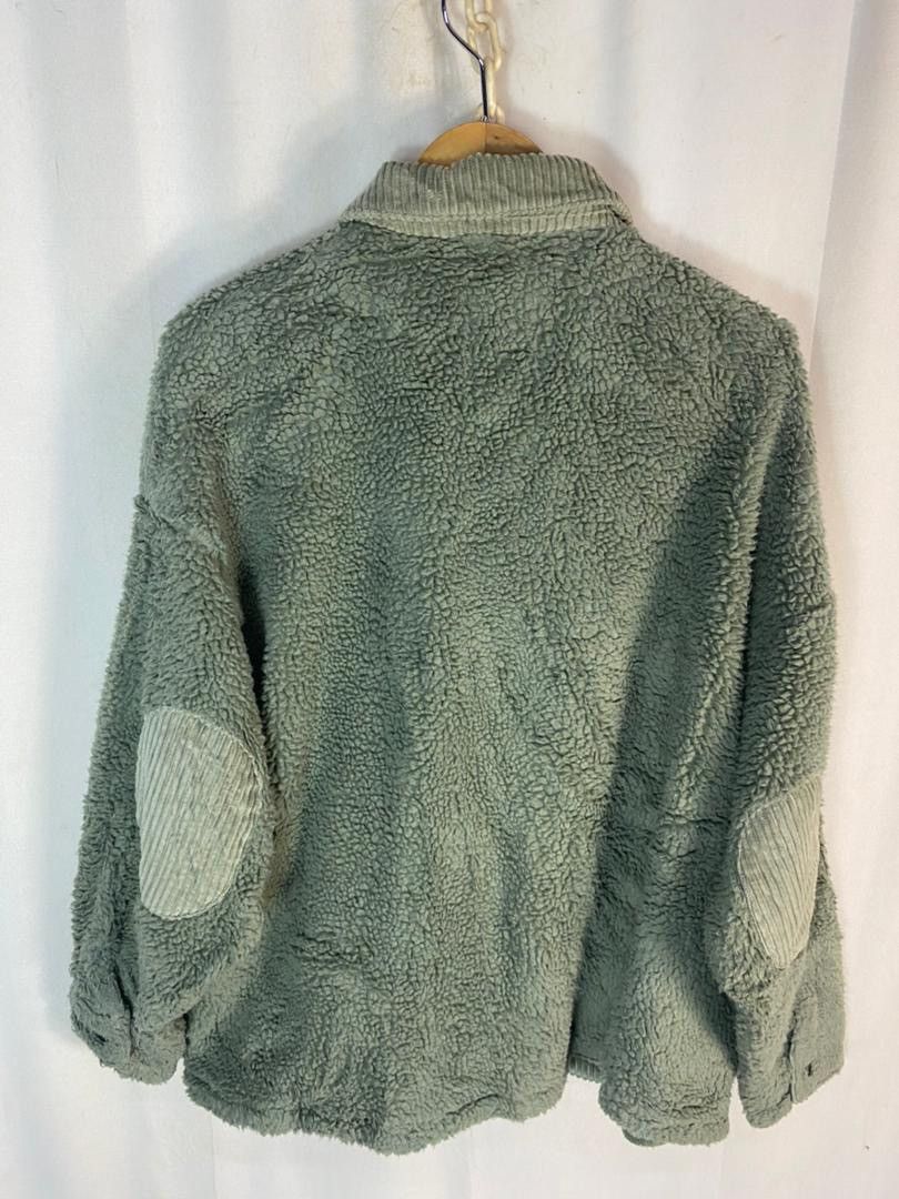Zara Best price 🔥Fleece button up jacket by Zara Size L / US 10 / IT 46 - 13 Thumbnail
